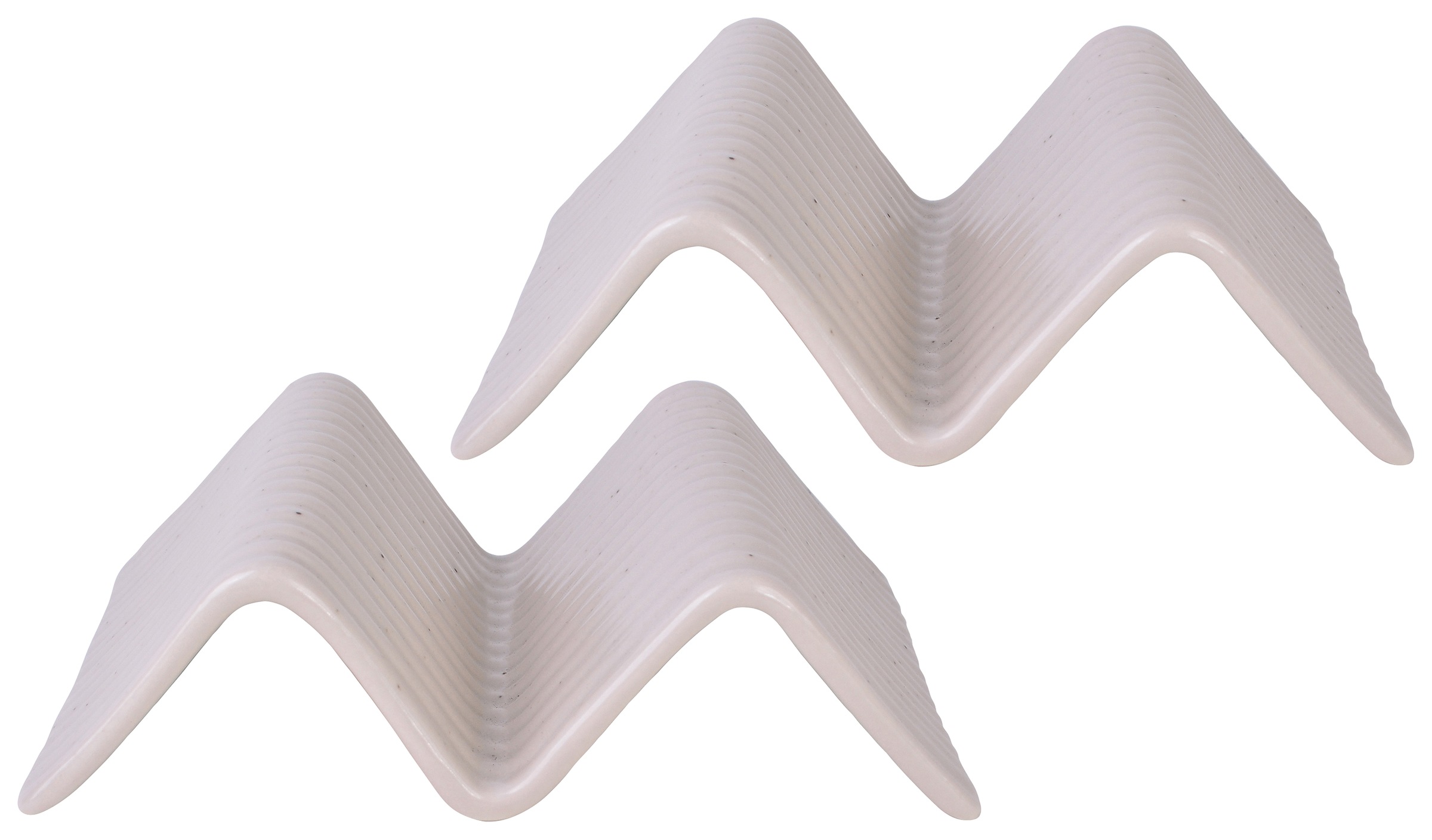 CreaTable Servierplatte »Taco Stand«, (Set, 2 tlg.), Servier Set, Topaktueller „Streat Food“ Trend