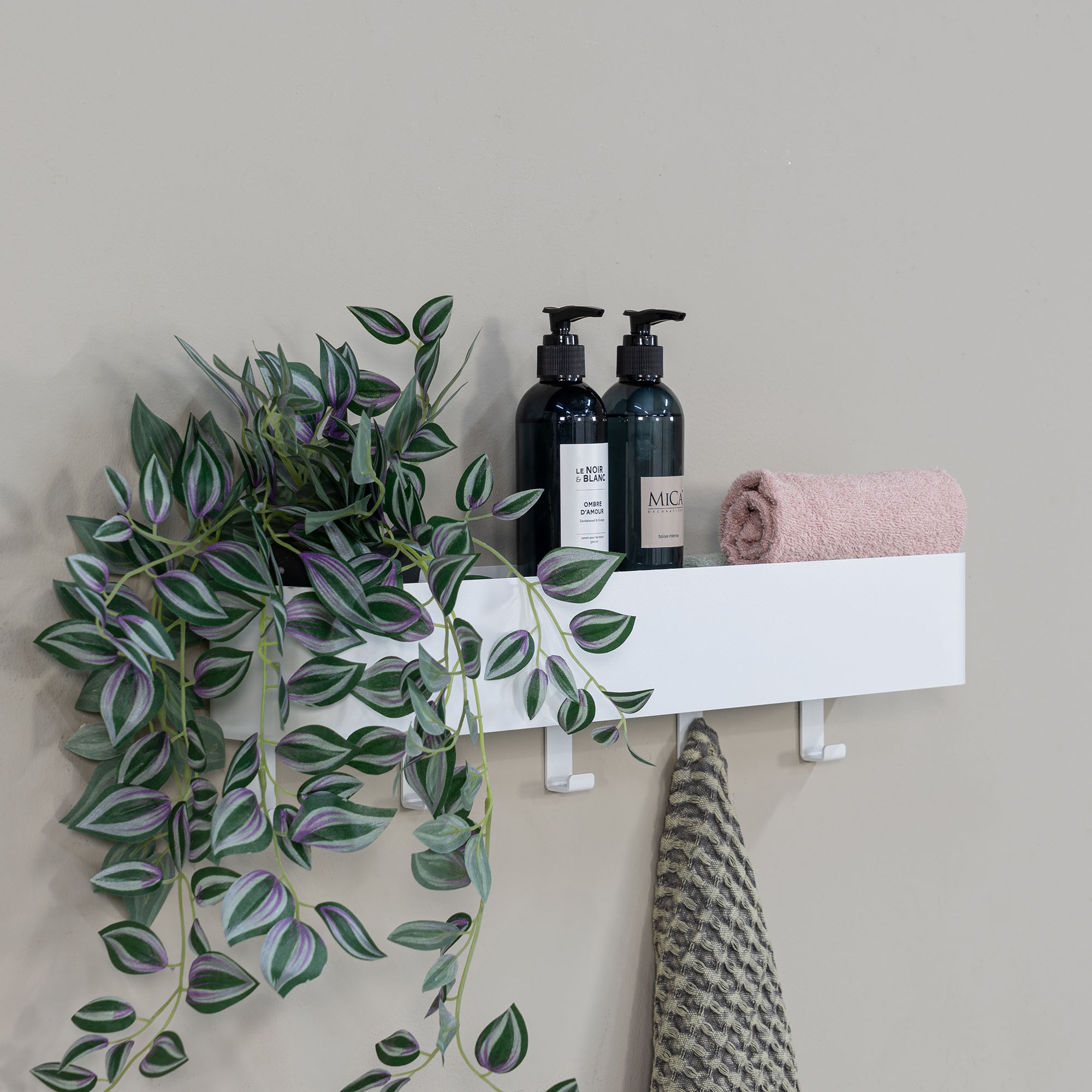 Spinder Design Garderobenhaken »Multi 5« 2-in-1 Wandregal + Garderobe