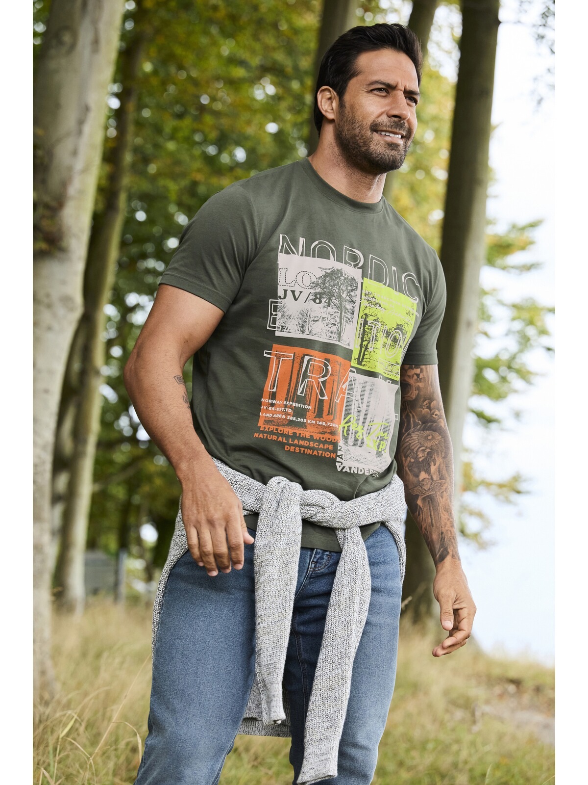 Jan Vanderstorm Rundhalsshirt »T-Shirt TANDRUP«