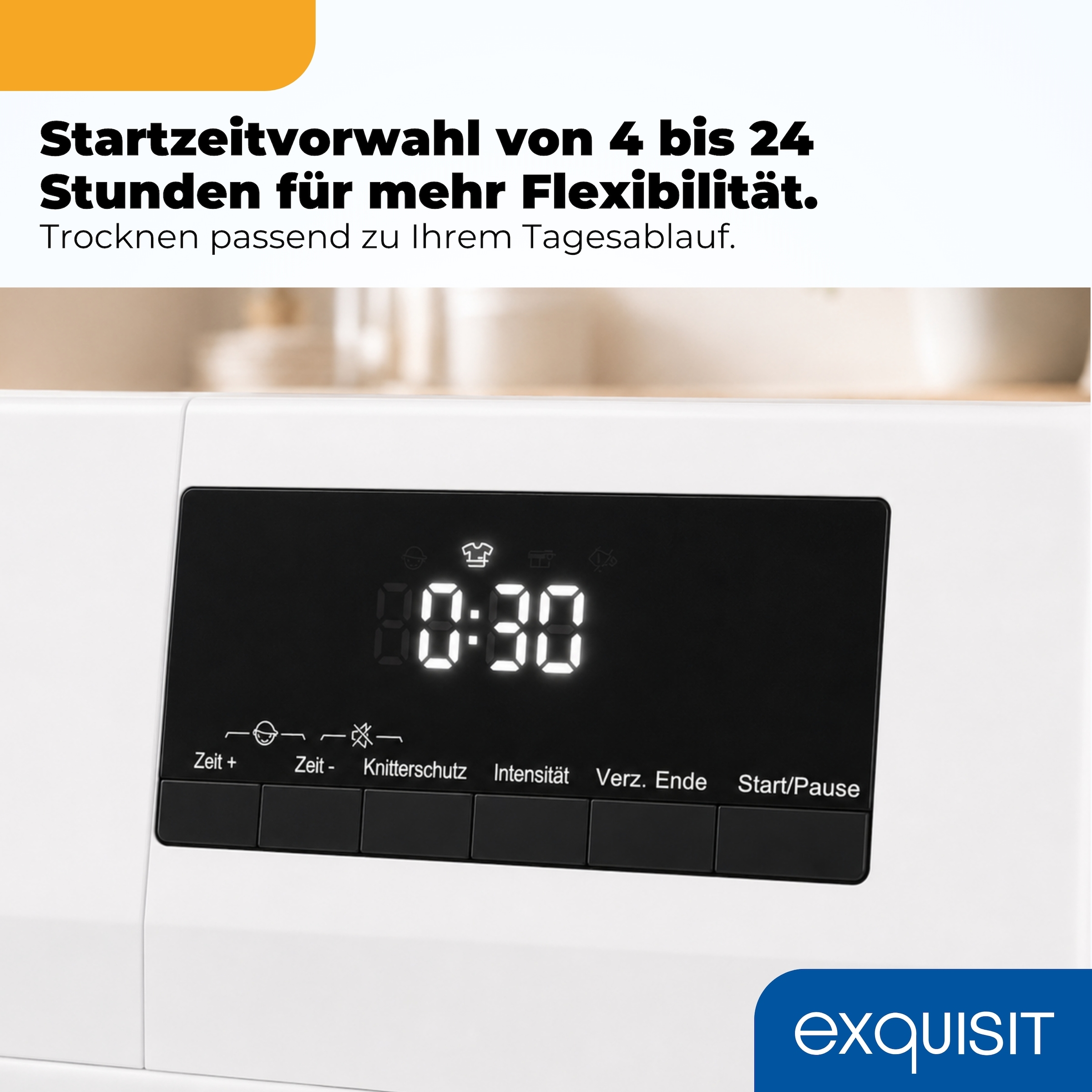 exquisit Wärmepumpentrockner »TWP703-010D« Wärmepumpentechnologie für weniger Energieverbrauch, sehr sparsam