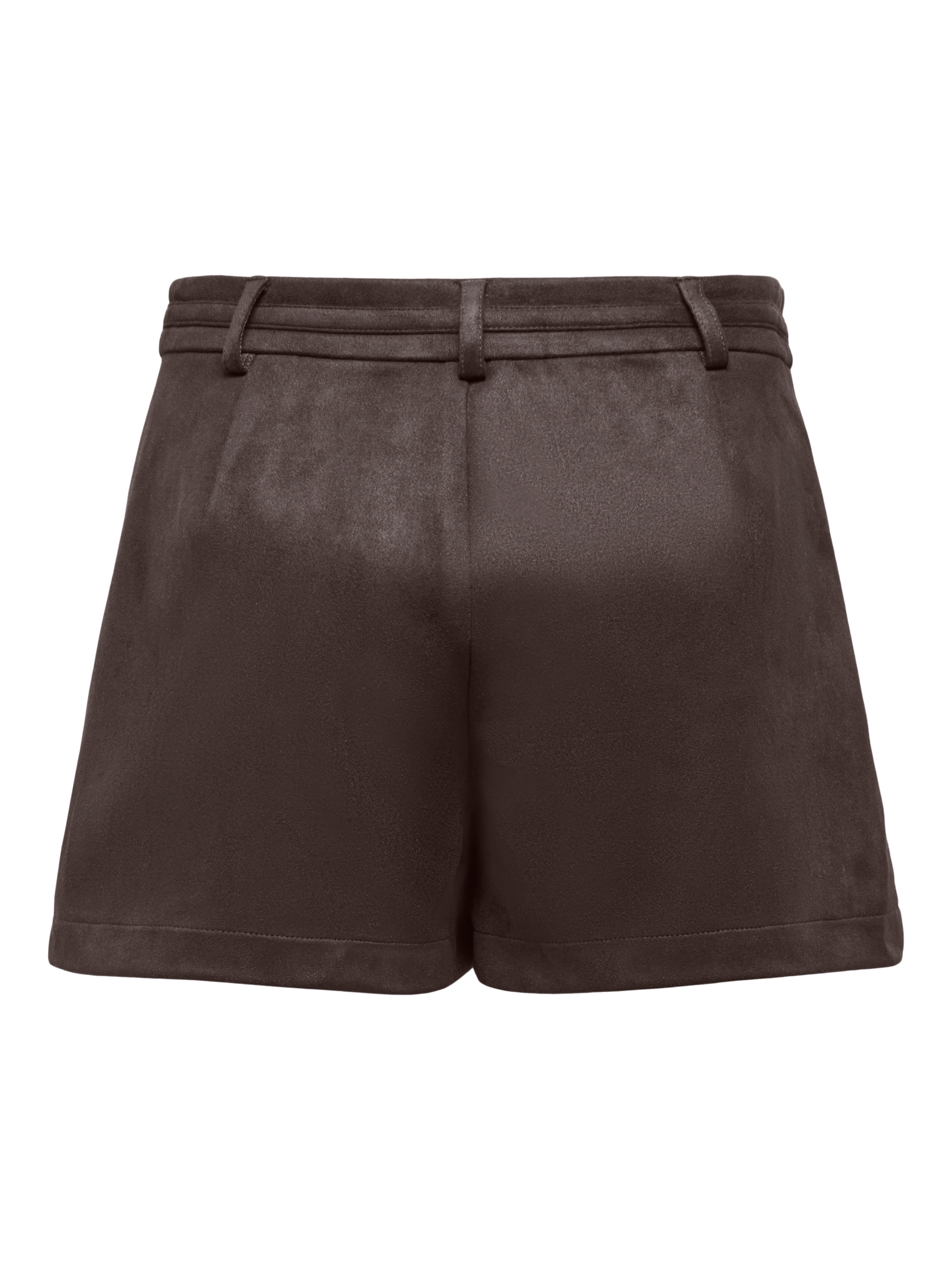 ONLY Shorts »ONLMIRA MW FAUX SUEDE SHORTS CC PNT«  Materialmix, regular fit