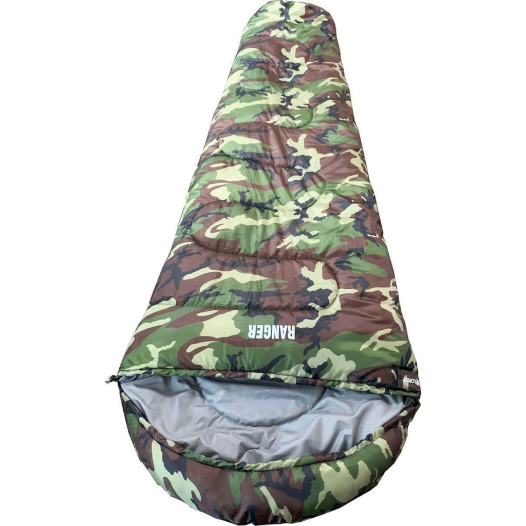 EXPLORER Mumienschlafsack »Ranger Camping Schlafsack 230x80x55cm Outdoor -18°C«