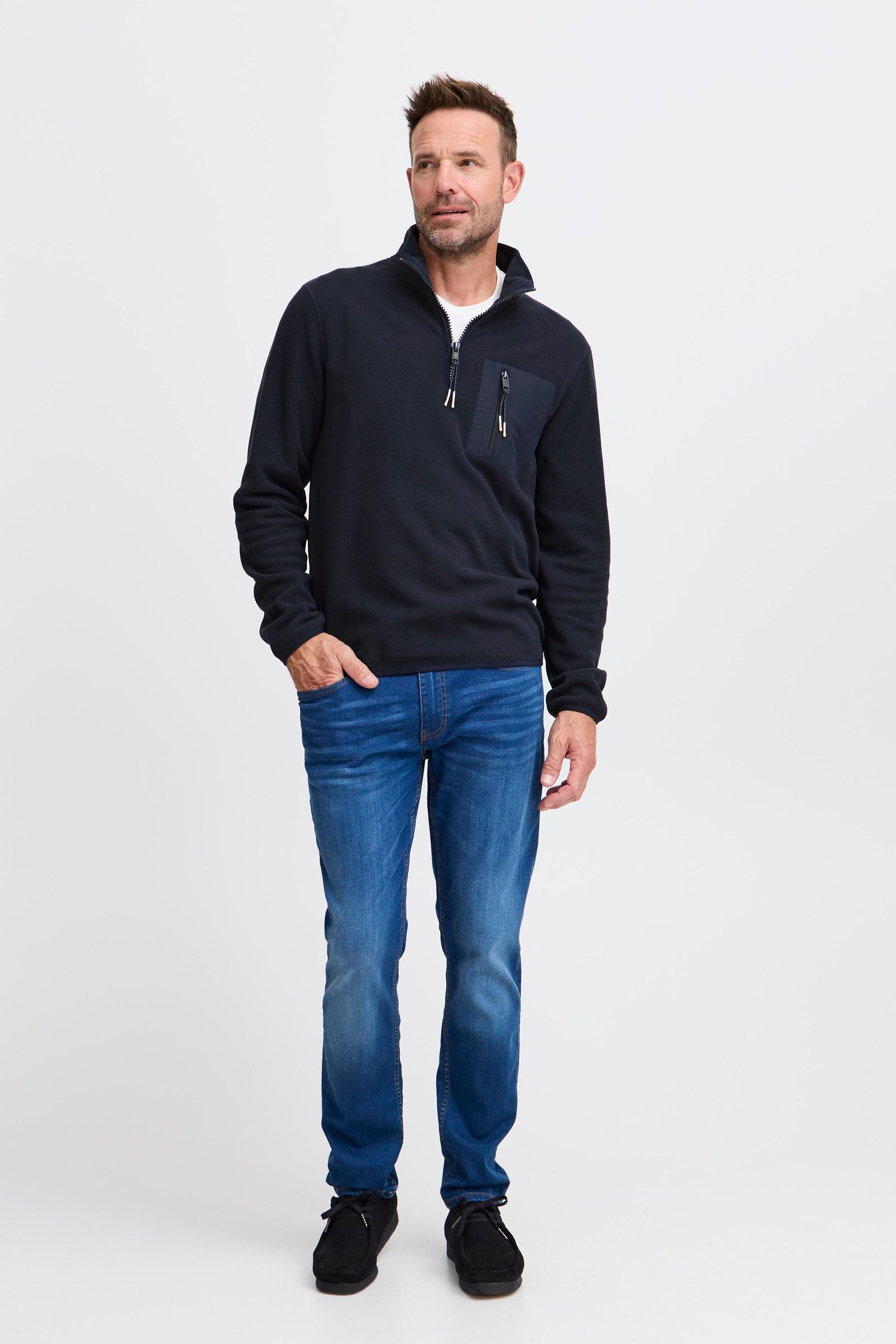 FQ1924 Fleecejacke »Fleecejacke FQHARRY micro fleece halfzip«