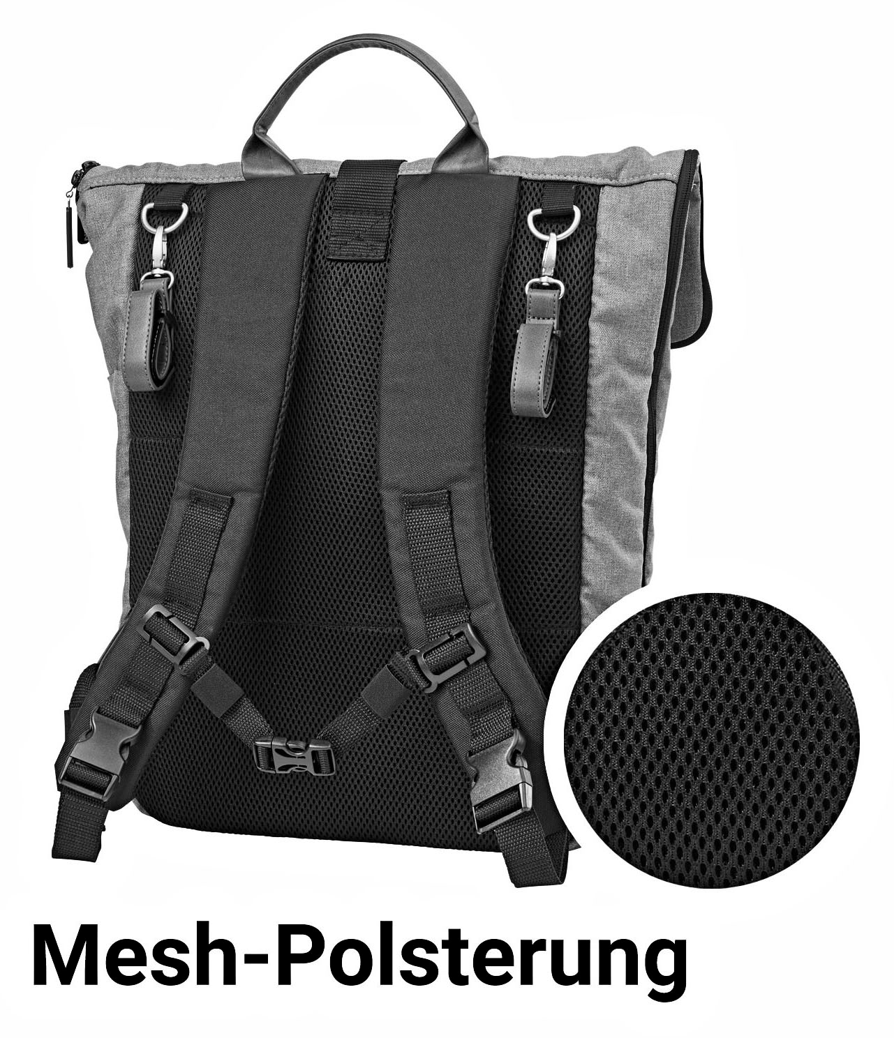 Gesslein Wickelrucksack »N°6, sand«, Made in Germany
