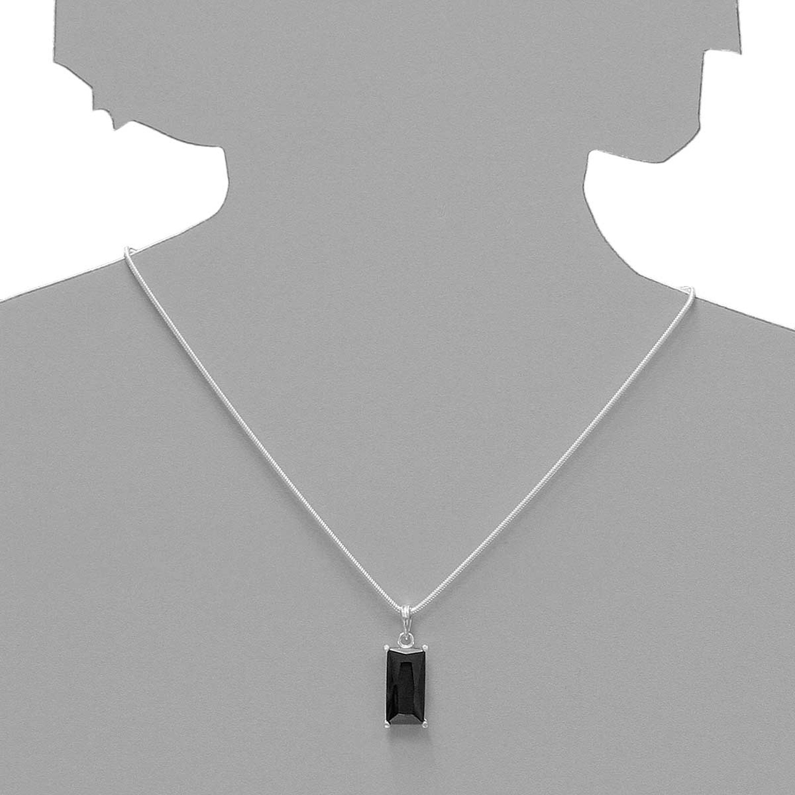 OSTSEE-SCHMUCK Kettenanhänger »- Folina 20 x 10 mm - Silber 925/000 - Zirkonia«