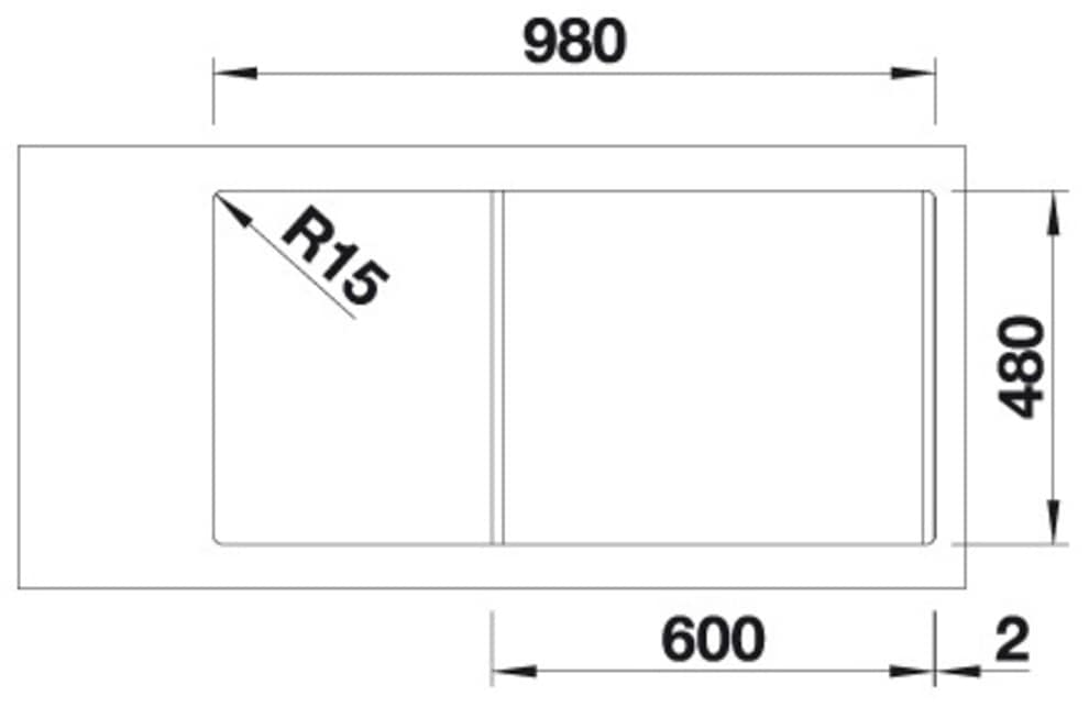 Blanco Granitspüle »SONA XL 6 S«, erhältlich in mehreren Farben