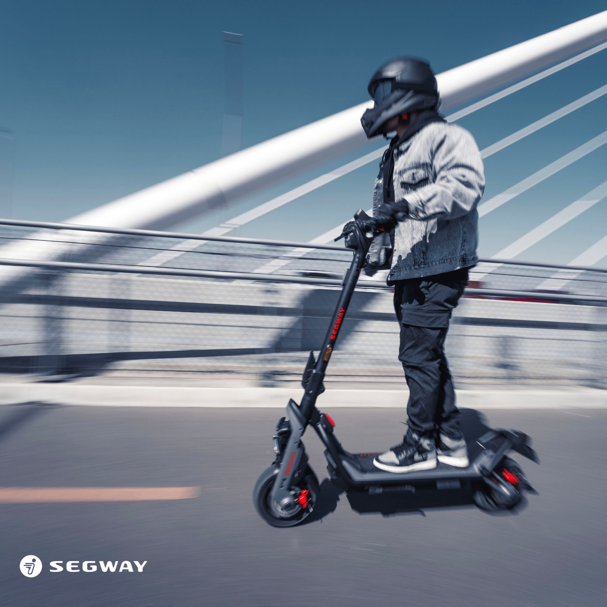 ninebot by Segway E-Scooter »GT3 D«, mit Straßenzulassung, 95 km Eco Modus Reichweite, 150 kg Tragfähigkeit