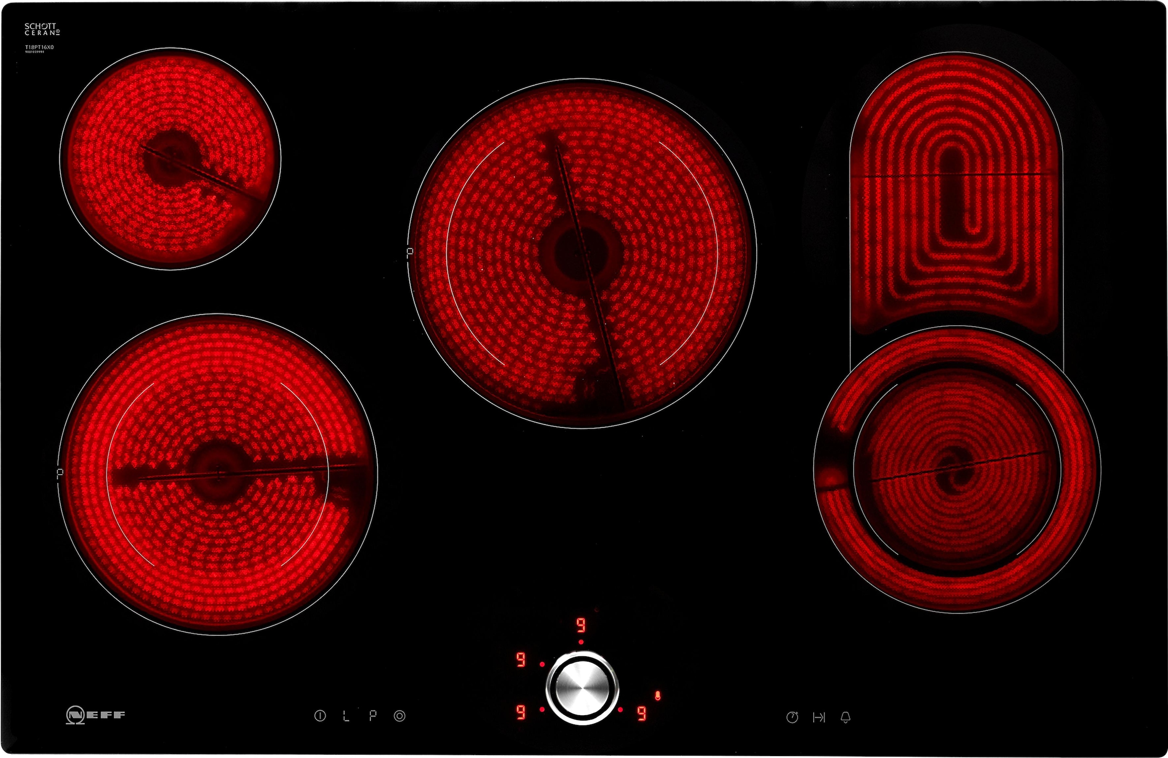 NEFF Elektro-Kochfeld von SCHOTT CERAN® »T18PT16X0«, mit intuitiver Twist Pad® Bedienung