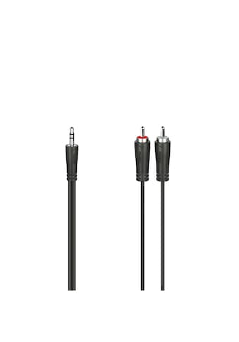 Hama Audio-Kabel »Klinken-Cinch-Kabel, Stereo«, Cinch-3,5-mm-Klinke, 500 cm kaufen