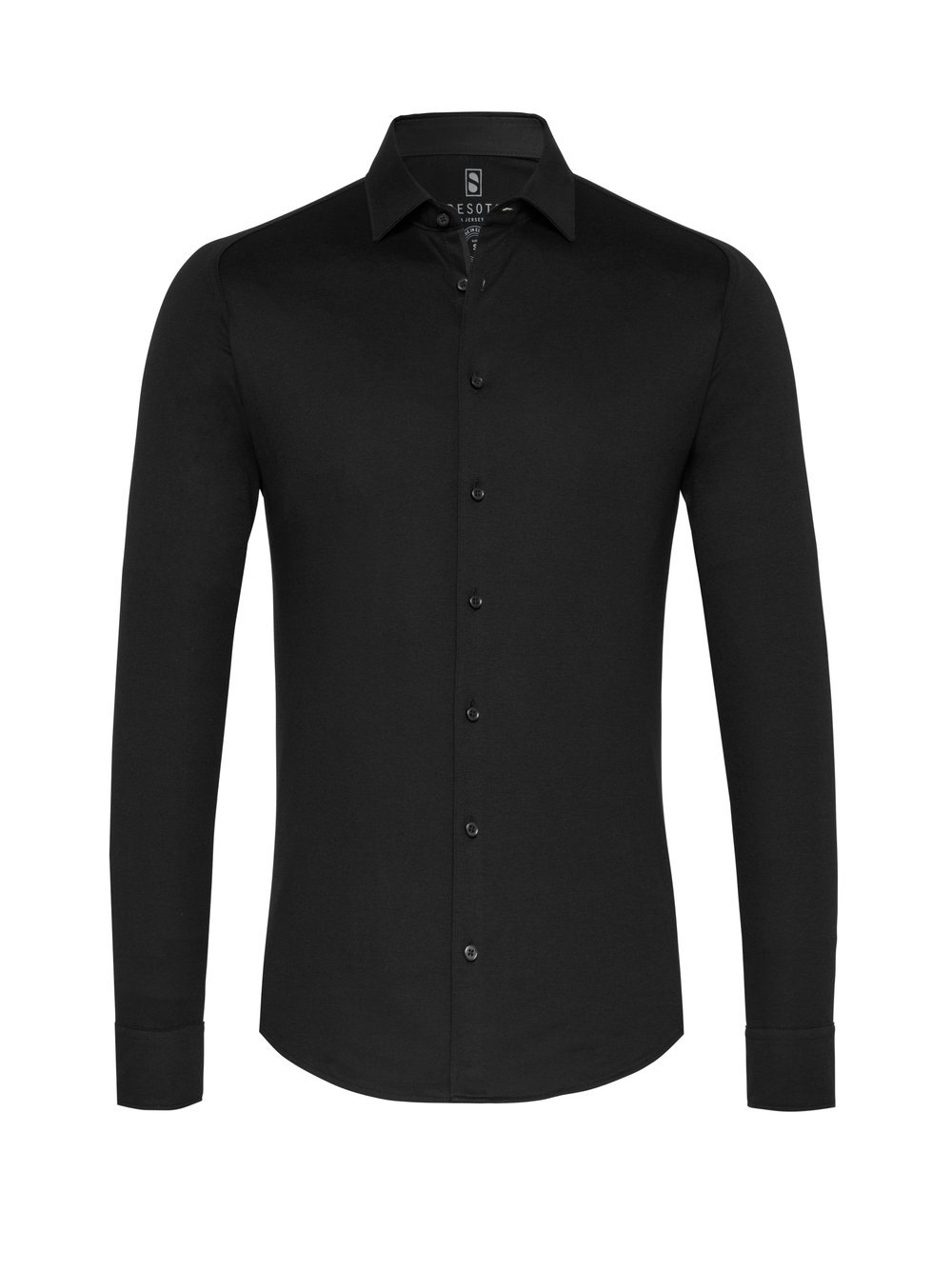 DESOTO Langarmhemd »Jerseyhemd Casual Kent langarm« Flexibler Stretch