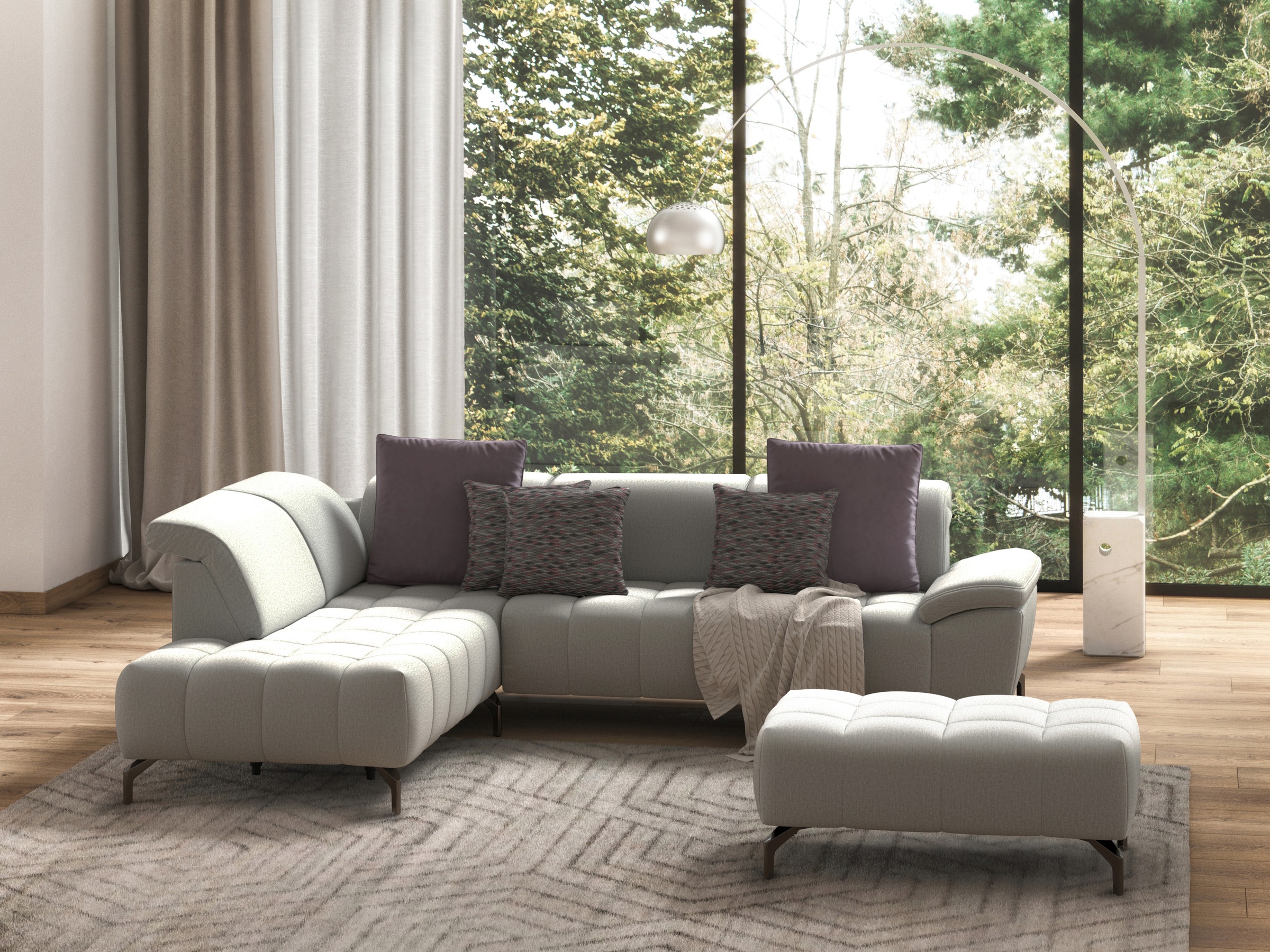 sit&more Hocker »Cool«, mit schwarzen Füßen