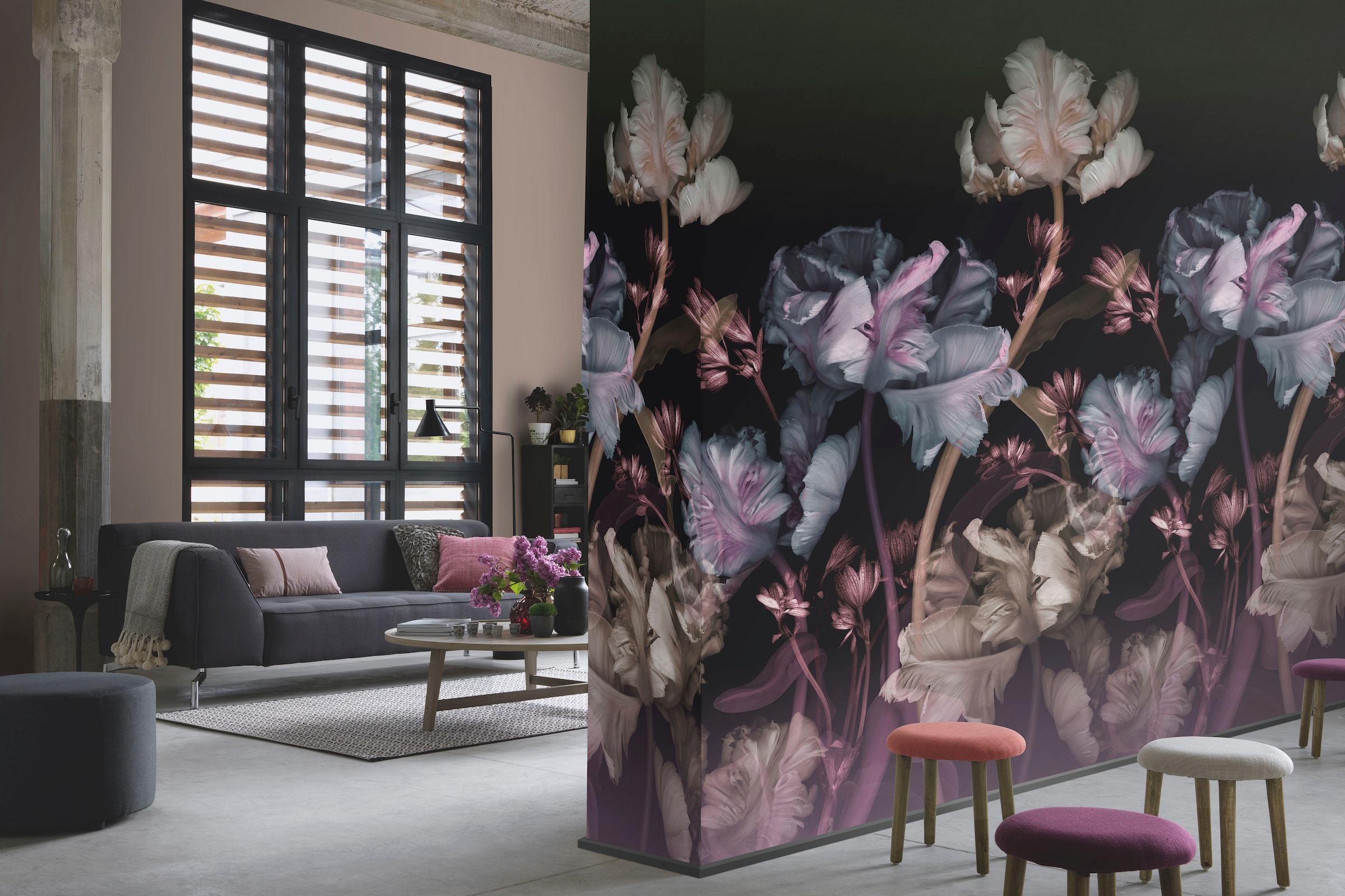 Fashion for walls Fototapete »Vanda«, floral, Phthalate frei