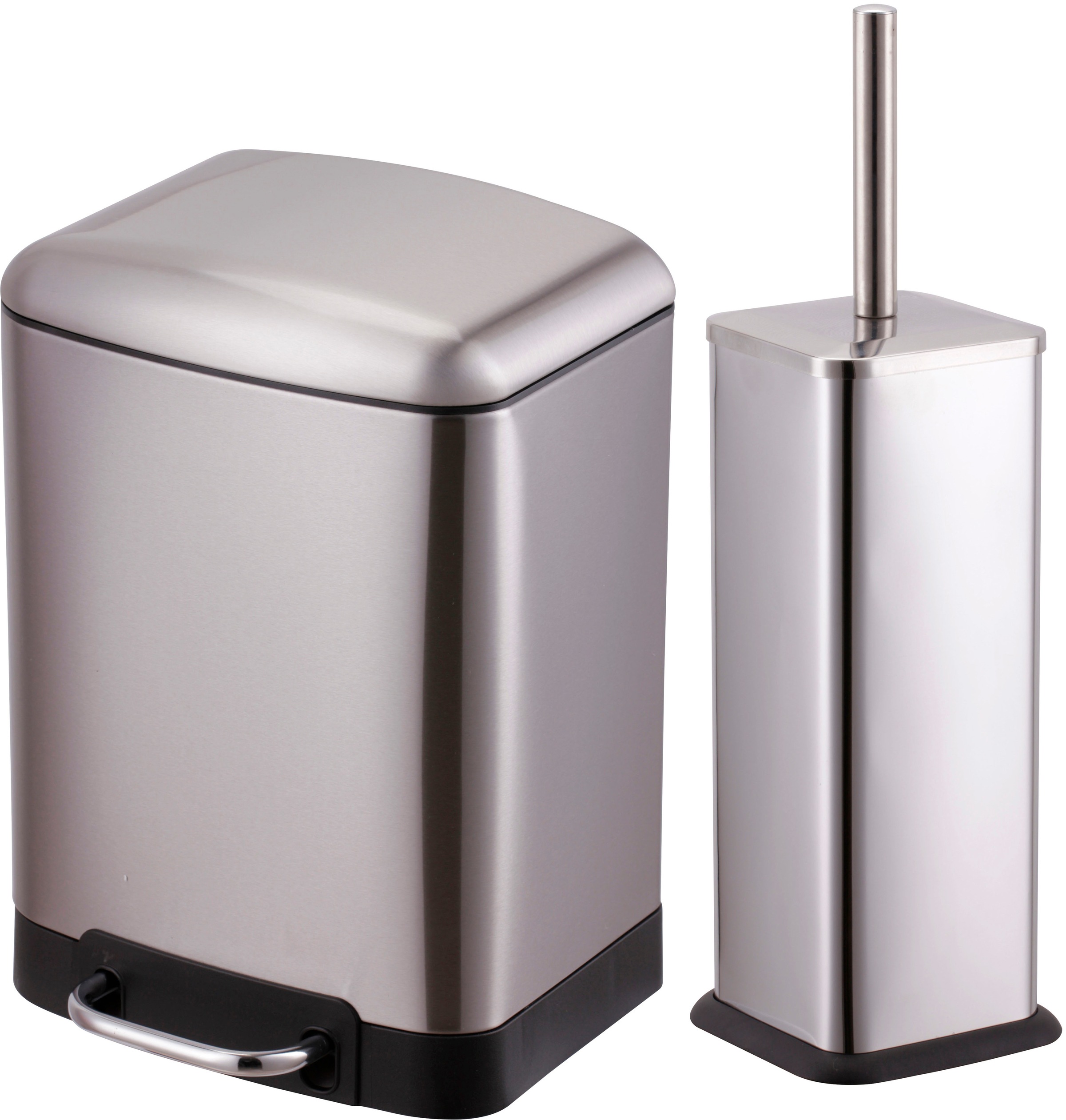 welltime Badaccessoire-Set, (Set, 2 tlg.), Mülleimer mit Absenkautomatik kaufen