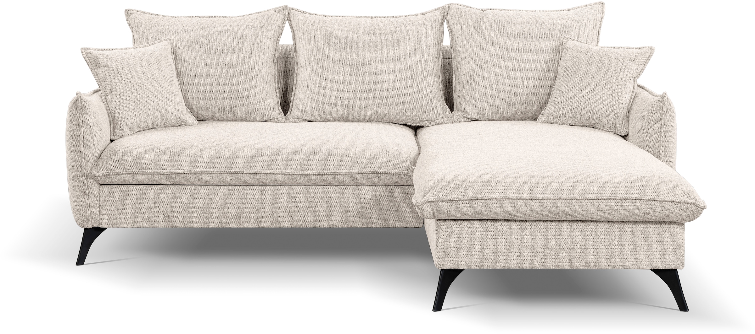 Ecksofa »Modica L-Form«, Minimalistisches Ecksofa mit Schlaffunktion & Bettkasten