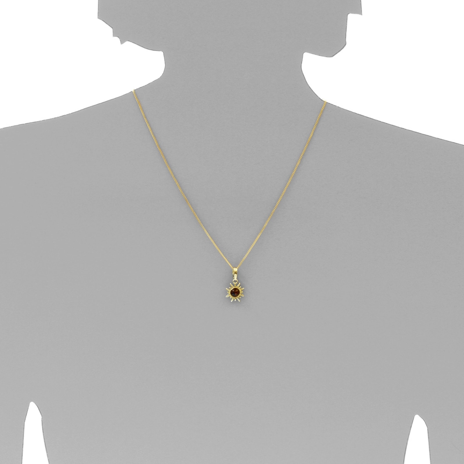 OSTSEE-SCHMUCK Kettenanhänger »Ostsee-Schmuck Anhänger Sonne Anhänger Sonne« 1 Stk. tlg.