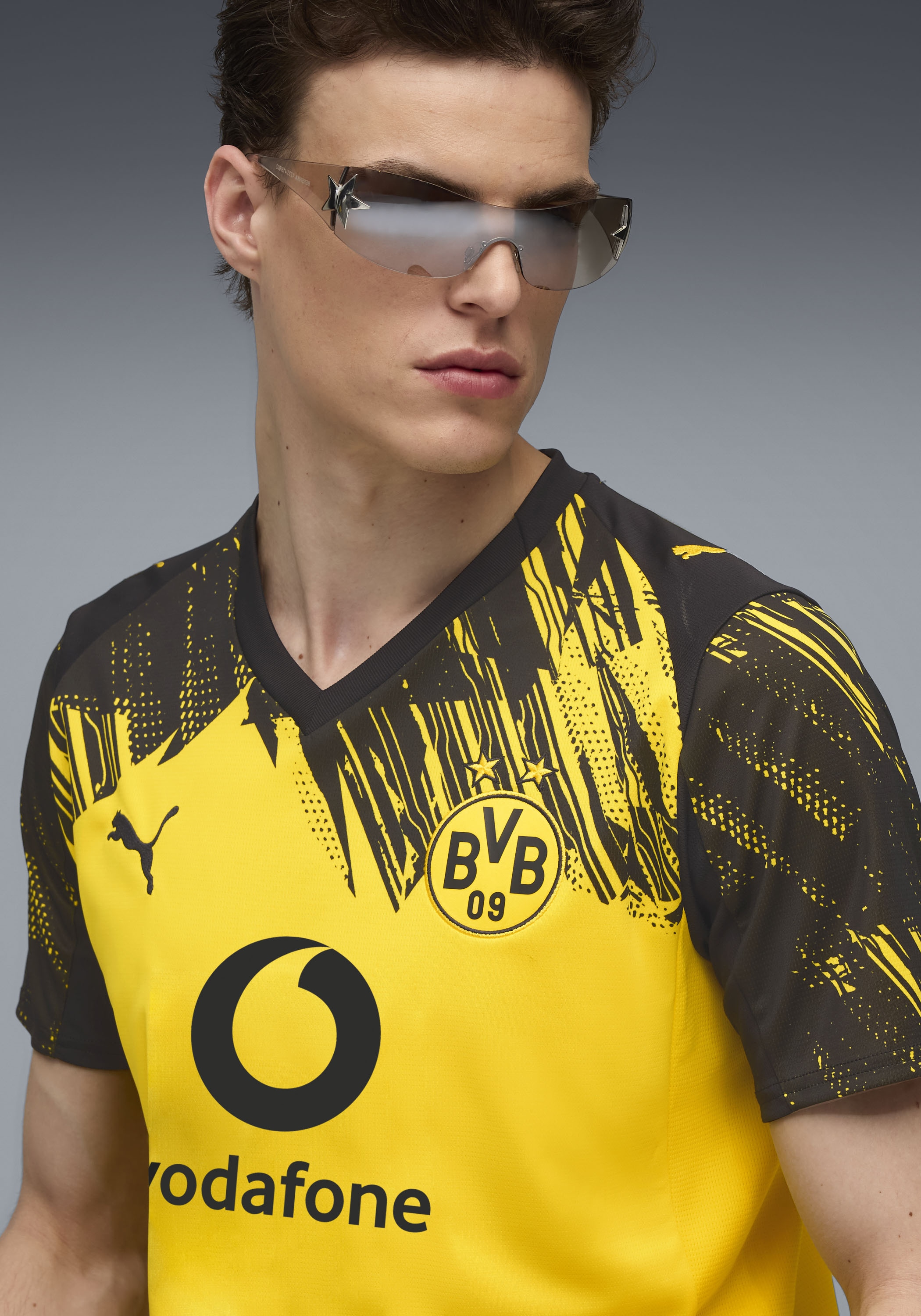 PUMA Trainingstop »BVB HOME JERSEY REPLICA WITH SPONSOR« Regular Fit, sportlicher Stil