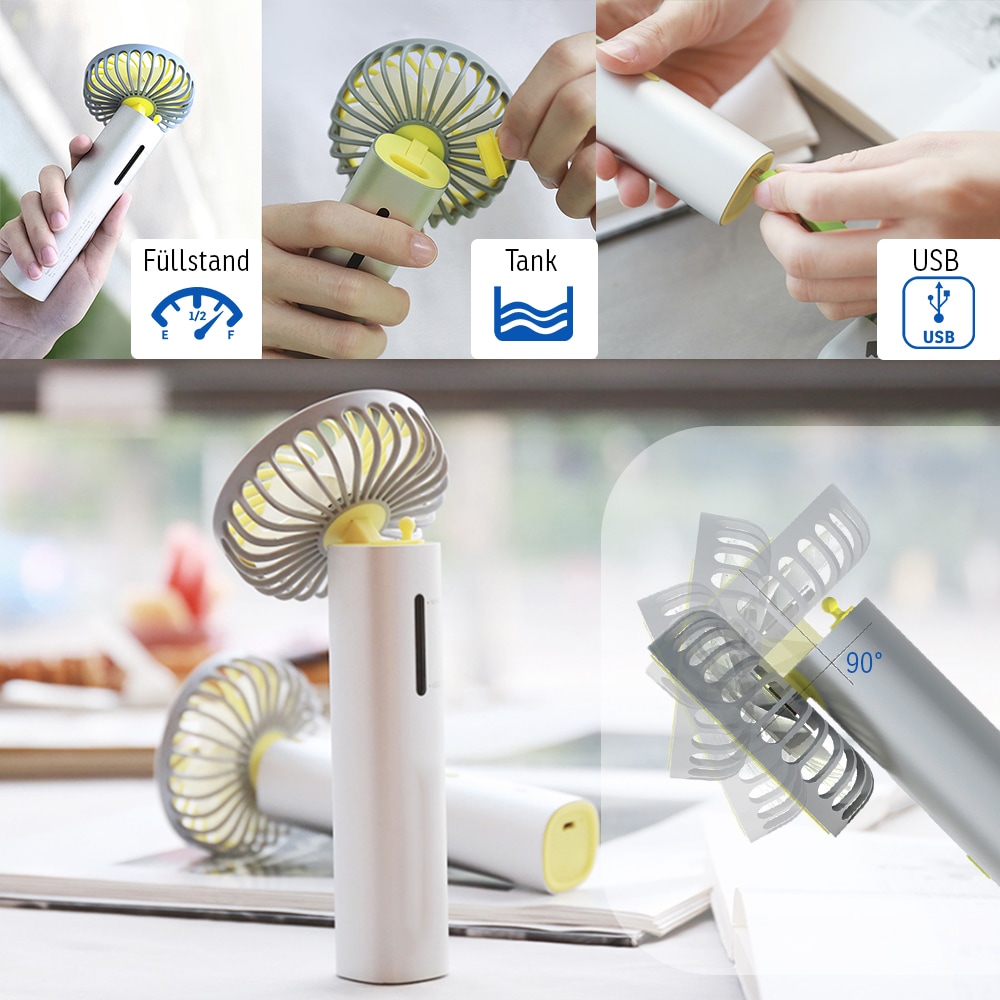 Sonnenkönig Handventilator »Air Fresh mini weiss«