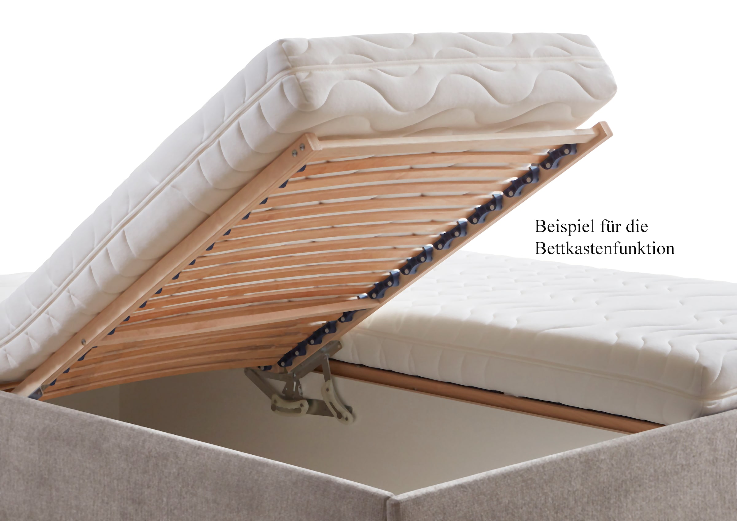 Westfalia Schlafkomfort Polsterbett »Pisa in verschiedenen Härtegraden und Größen« wahlweise mit oder ohne Bettkasten