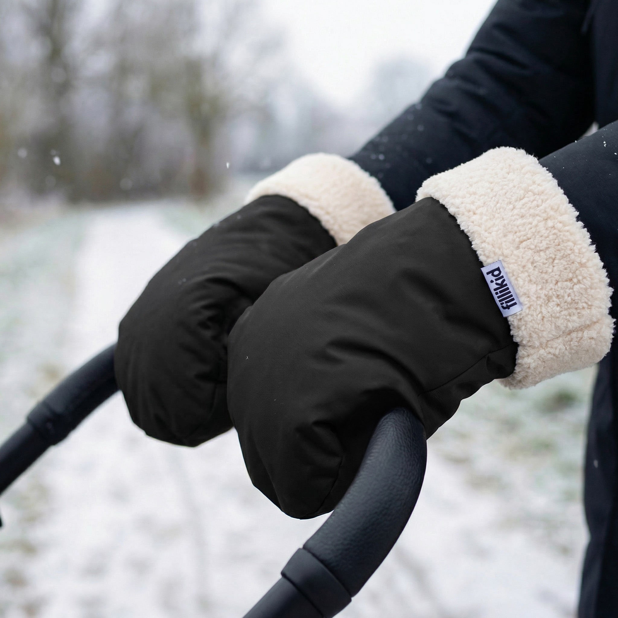 Fillikid Kinderwagen-Handwärmer »Nuuk Teddy« Set, 2 Stk. tlg.