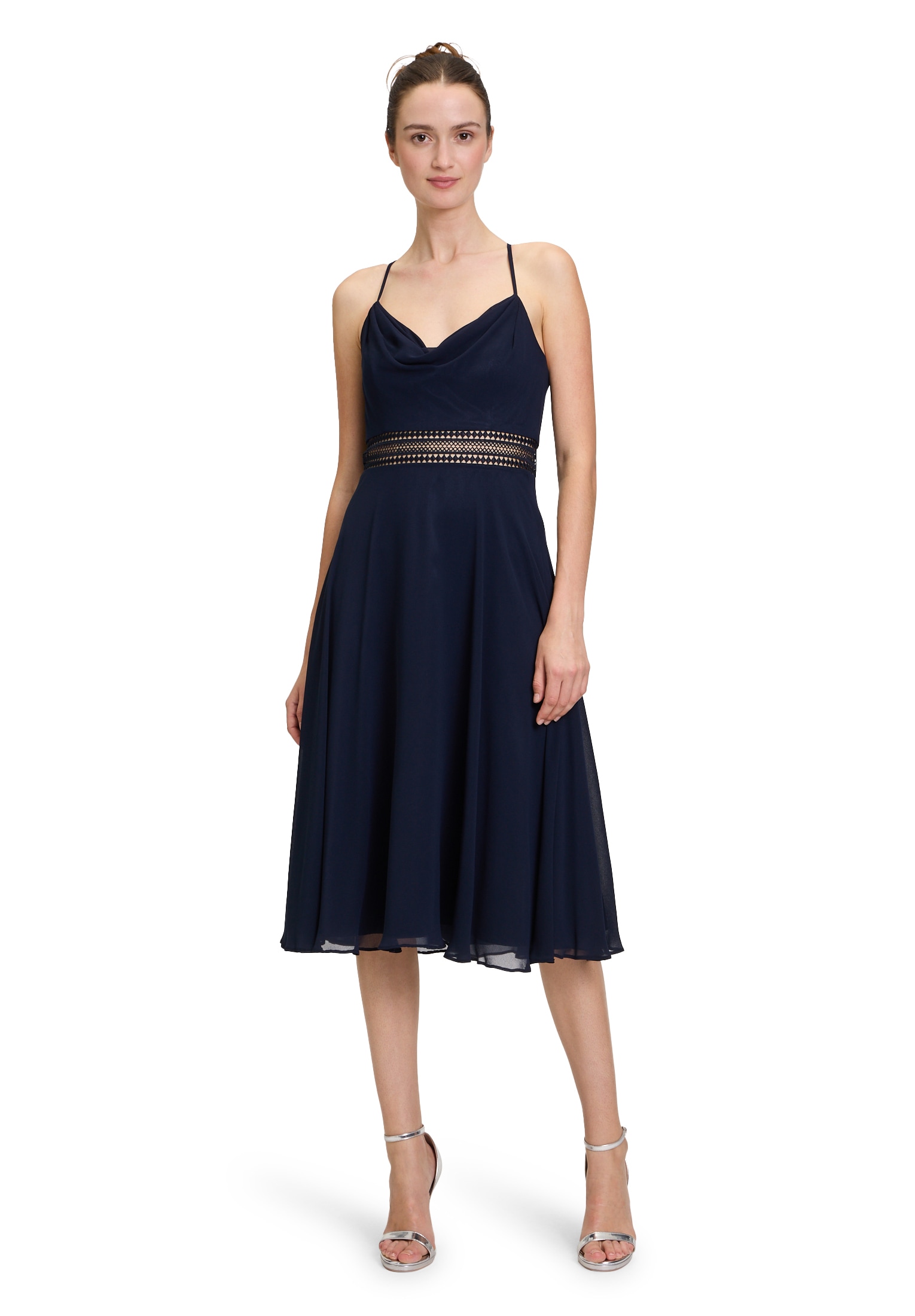 Vera Mont Cocktailkleid »Cocktailkleid mit Wasserfallausschnitt«