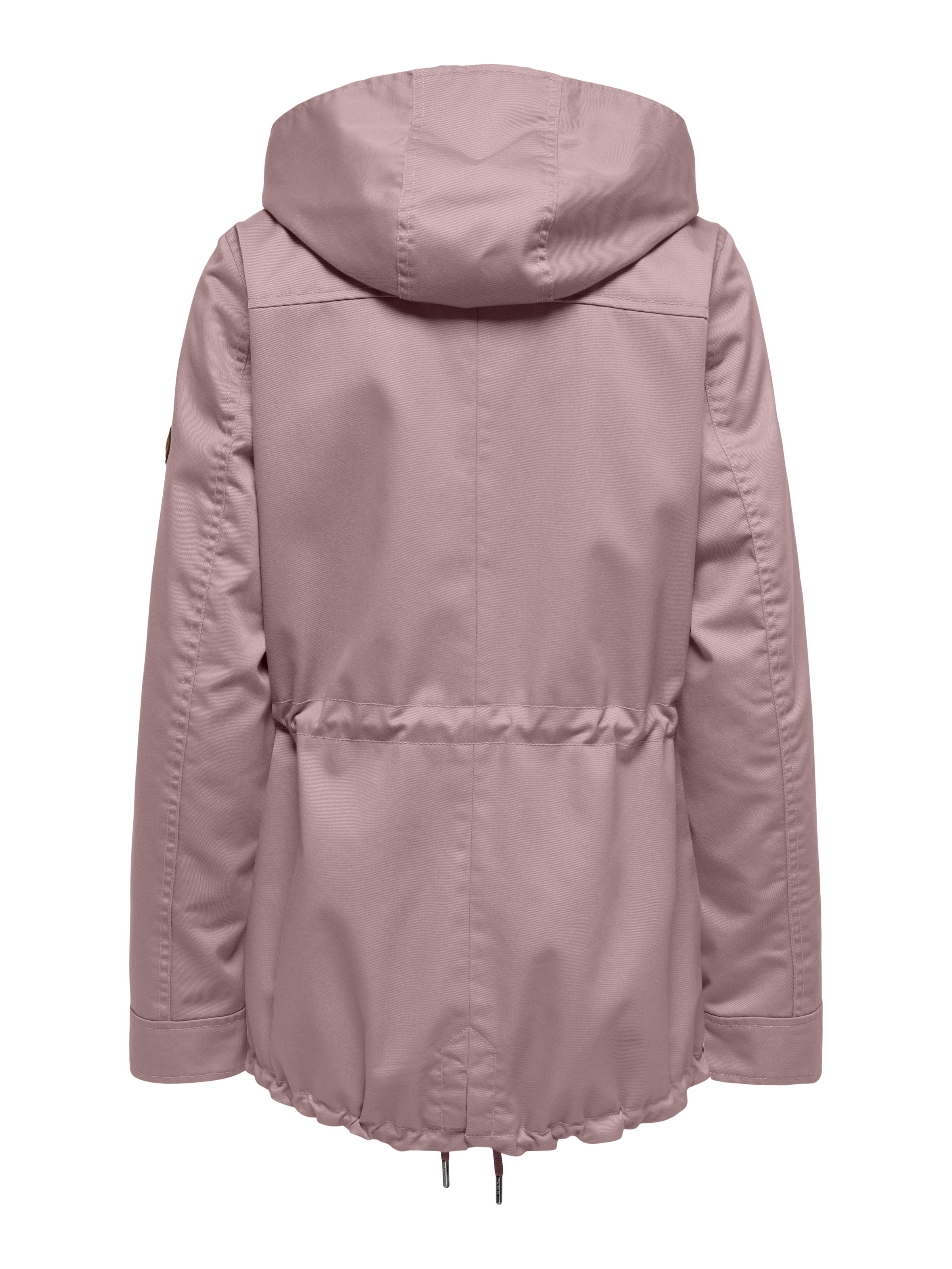 ONLY Parka »ONLLORCA LIFE CANVAS PARKA CC OTW« mit Kapuze mit Kordelzug in der Taille