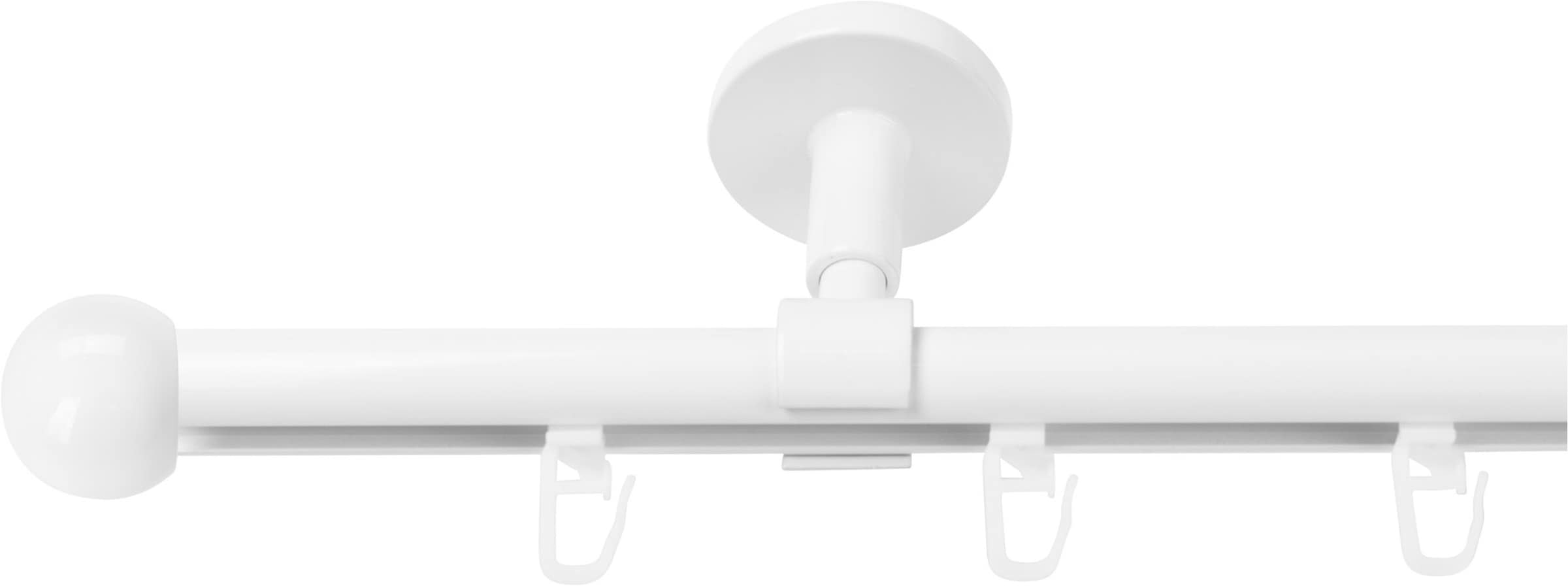 SN DECO GROUP Gardinenstange »Gardinenstange Innenlauf Straßburg Ø 19 mm, 1-läufig, Fixmaß« Ø 19 mm Fixmaß;kürzbar