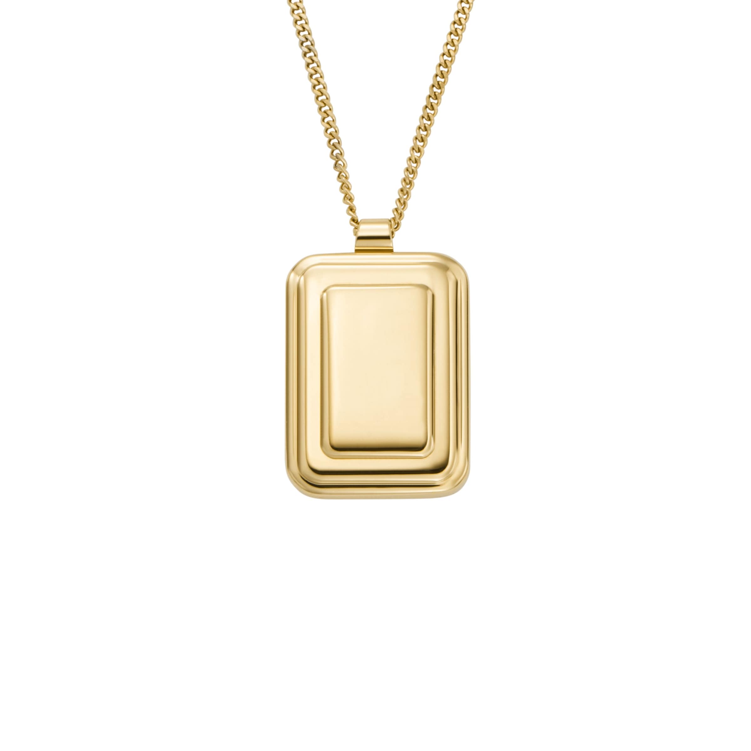Fossil Kette mit Anhänger »Schmuck Geschenk Edelstahl RAQUEL«