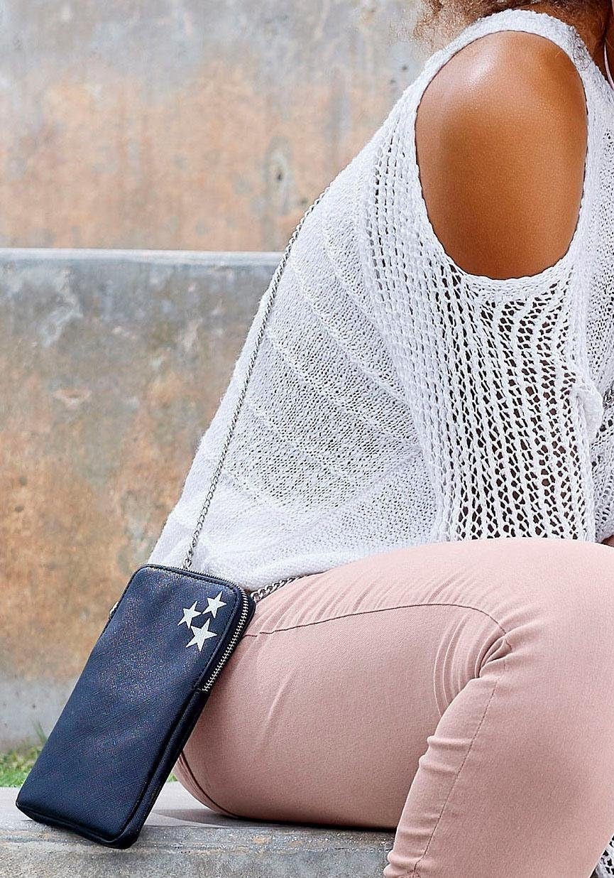 LASCANA Umhängetasche, Minibag, Handytasche zum Umhängen, Crossbody Bag VEGAN
