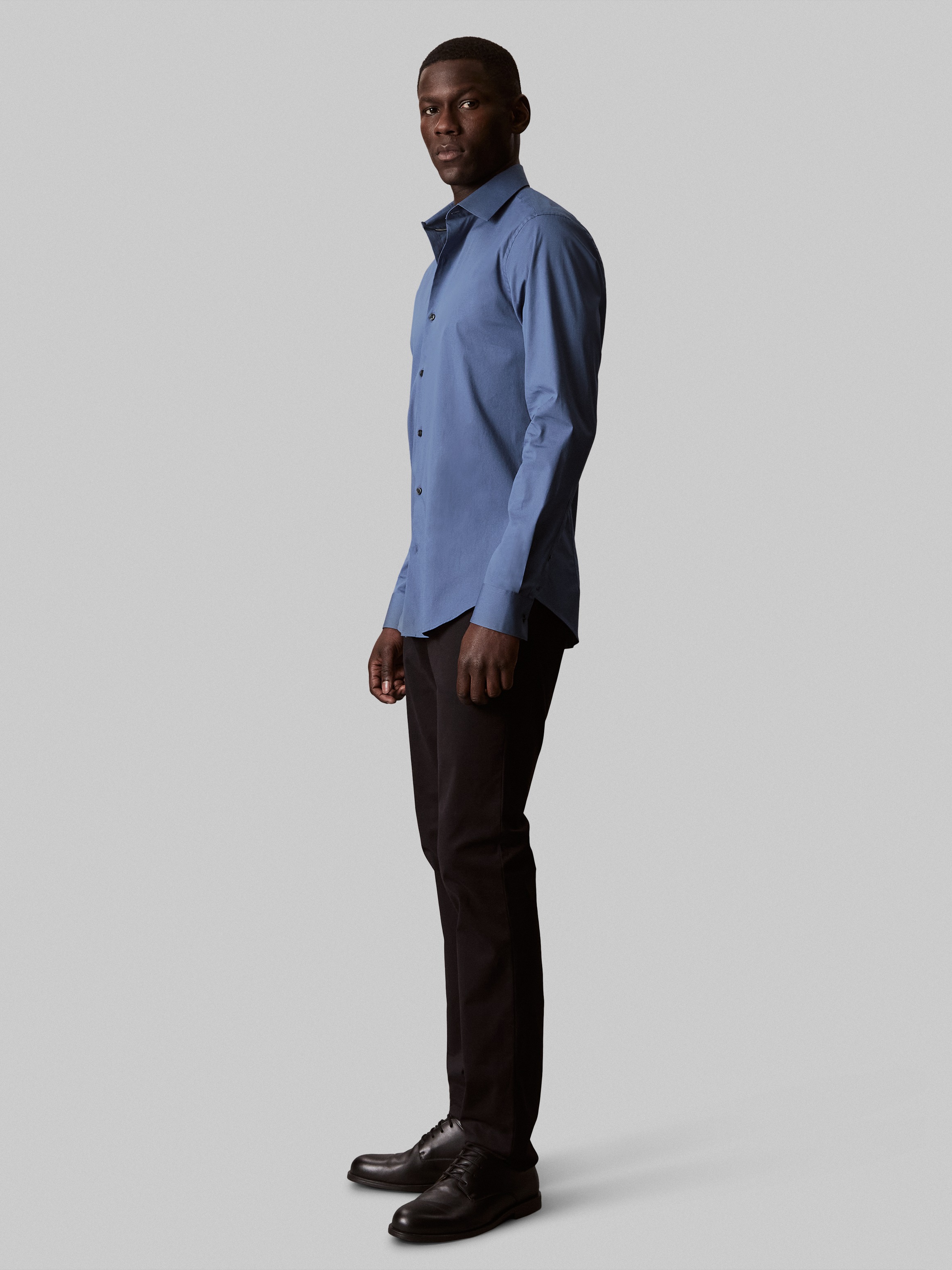 Calvin Klein Businesshemd »SLIM ESSENTIALS POPLIN STR SLD« Hemdkragen, slim fit