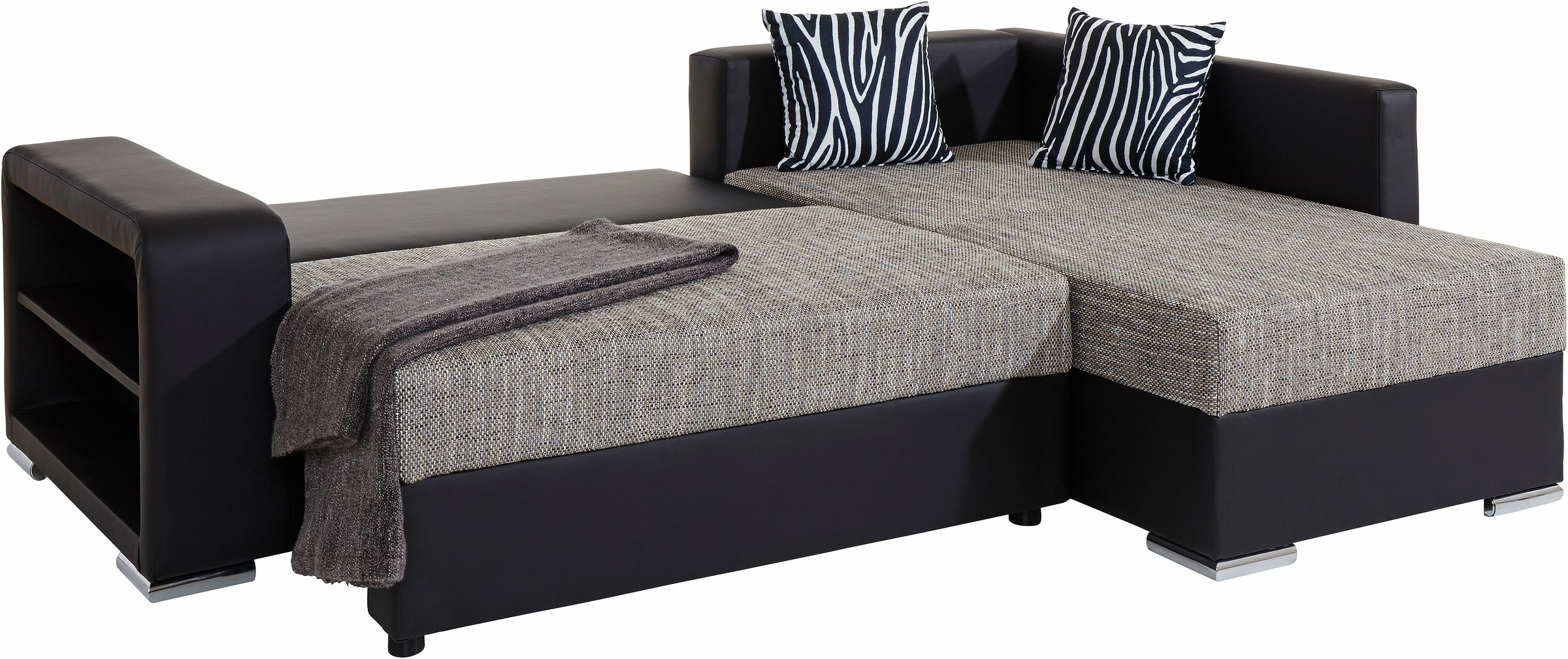COLLECTION AB Ecksofa »John L-Form«, mit Bettfunktion, wahlweise mit Federkern