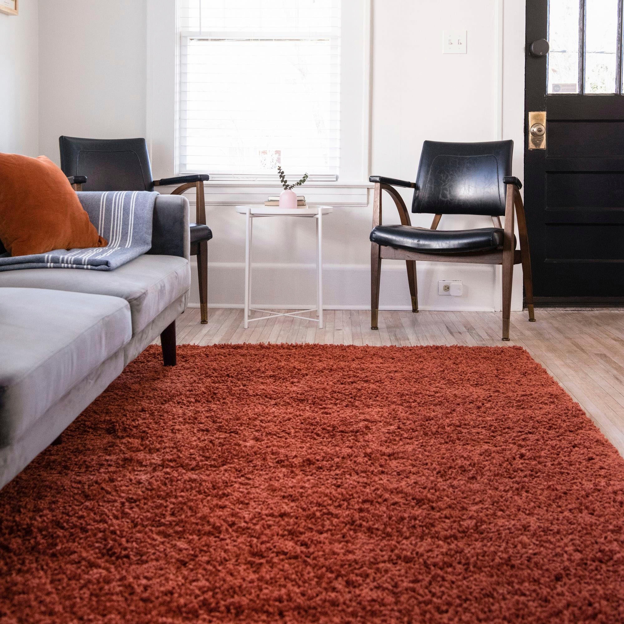 Myflair Möbel & Accessoires Hochflor-Teppich »Shaggy Shag Lagerräumung«, rechteckig, 38 mm Höhe, gewebt, Uni Farben, ideal im Wohnzimmer & Schlafzimmer