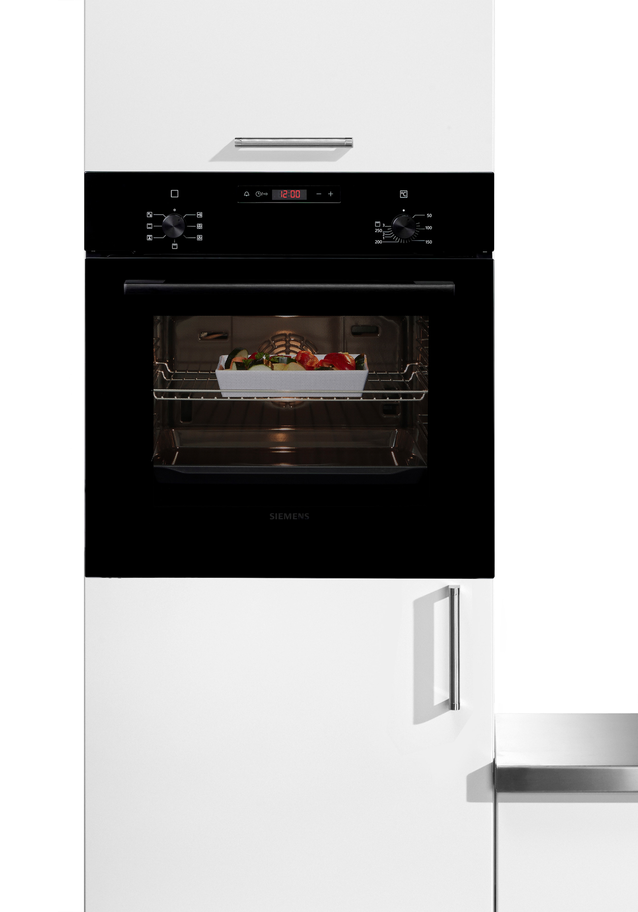 SIEMENS Backofen iQ100 »HB013FBB1« 3D-Heißluft für gleichmäßige Hitzeverteilung & perfekte Ergebnisse
