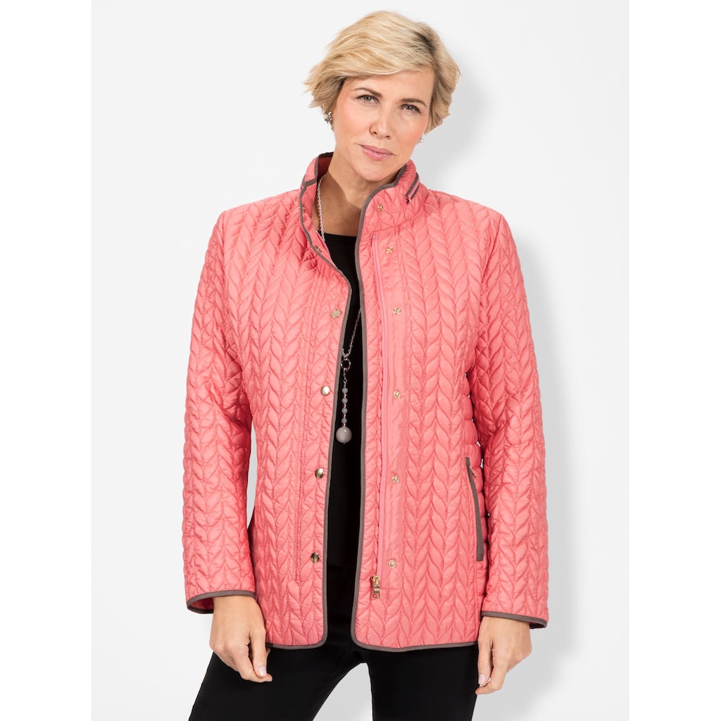 Classic Steppjacke, mit Kapuze