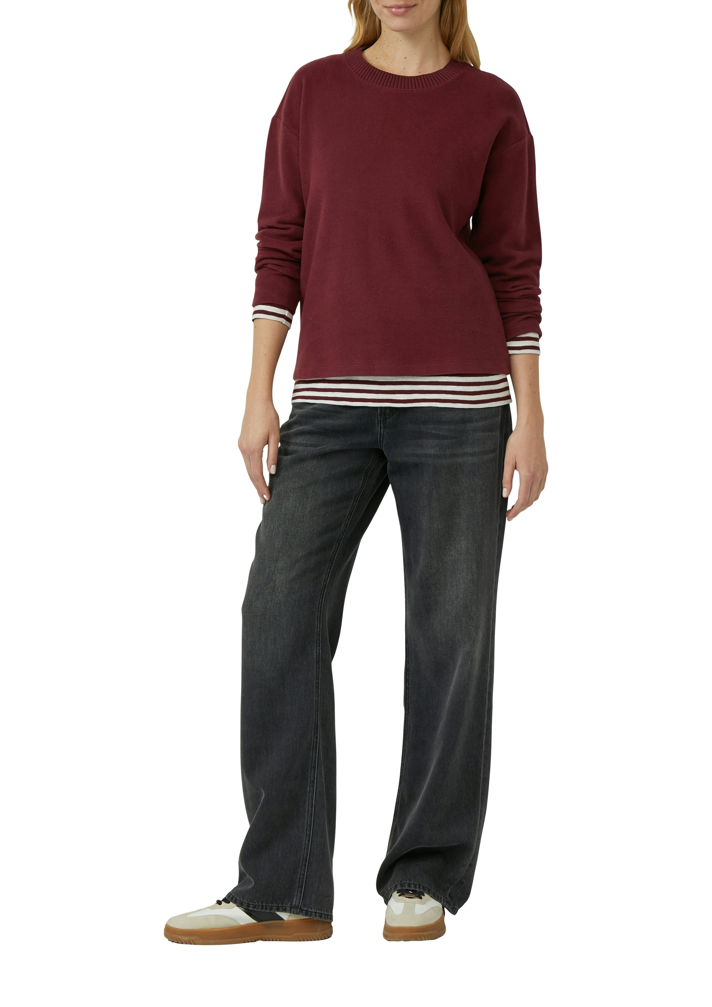 s.Oliver Sweatshirt , mit Rippblende
