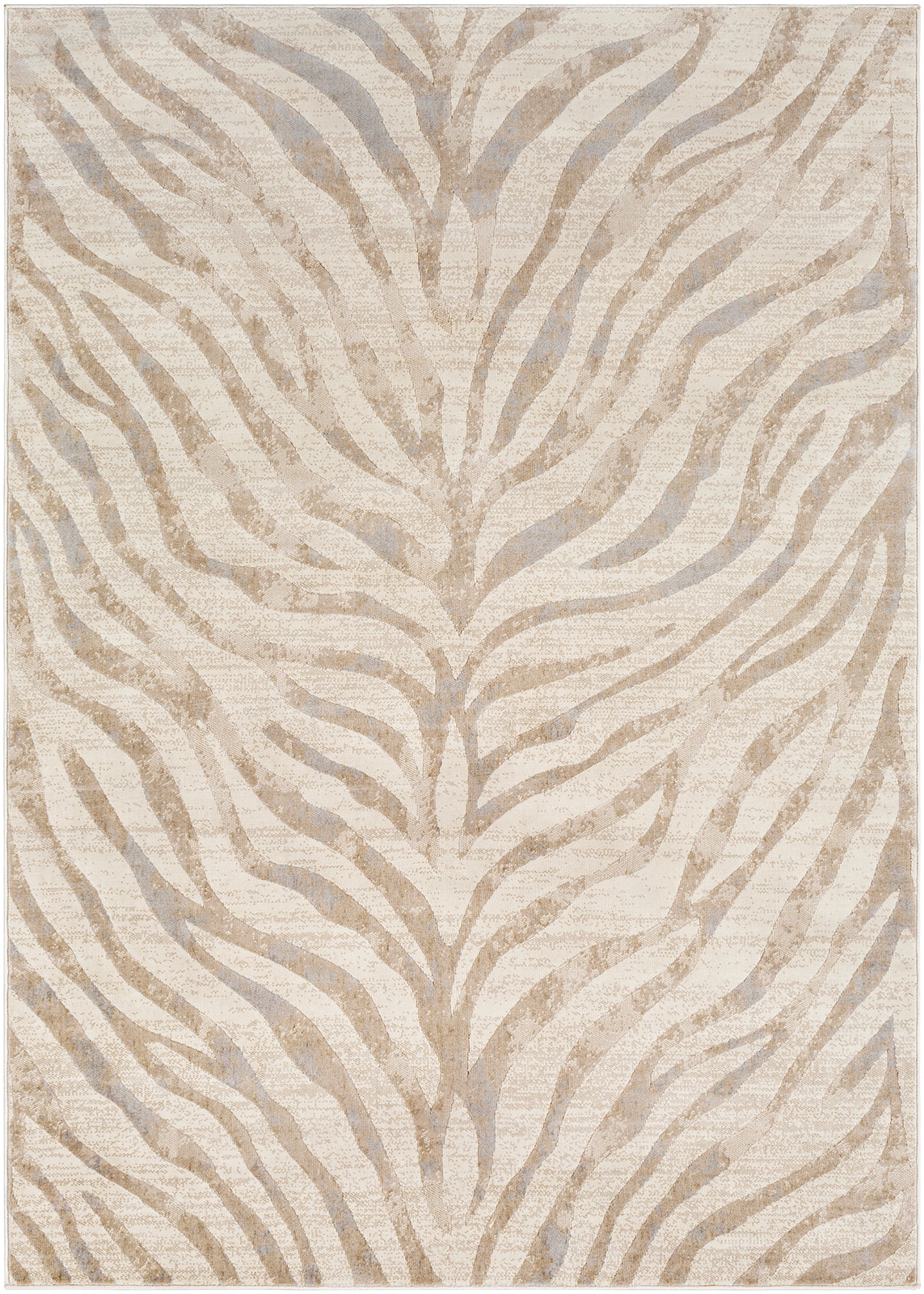 Livabliss Teppich »LUANDA«, rechteckig, 11 mm Höhe, Skandinavischer Teppich, Boho Wohnzimmerteppich/Läufer im Zebra Muster