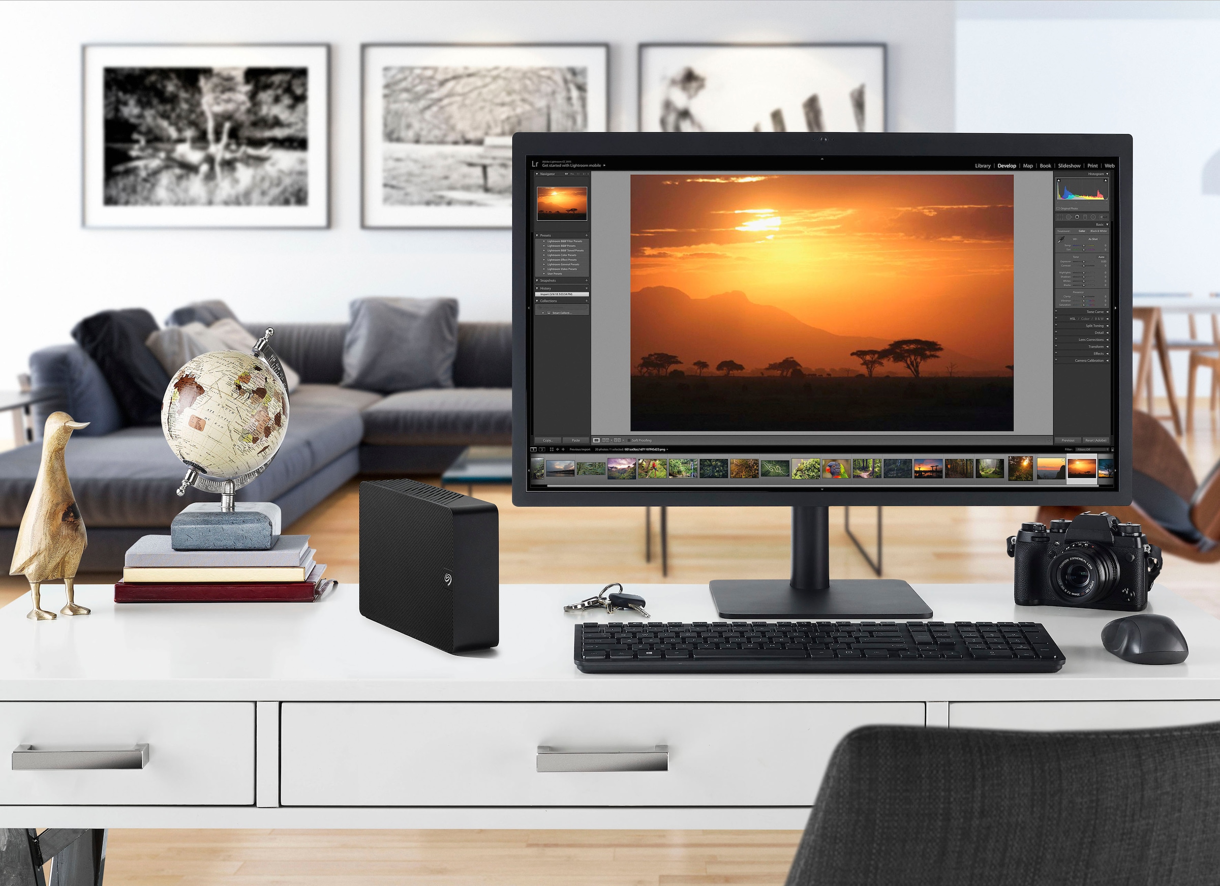 Seagate externe HDD-Festplatte »Expansion Desktop« 8 TB Anschluss USB 3.0