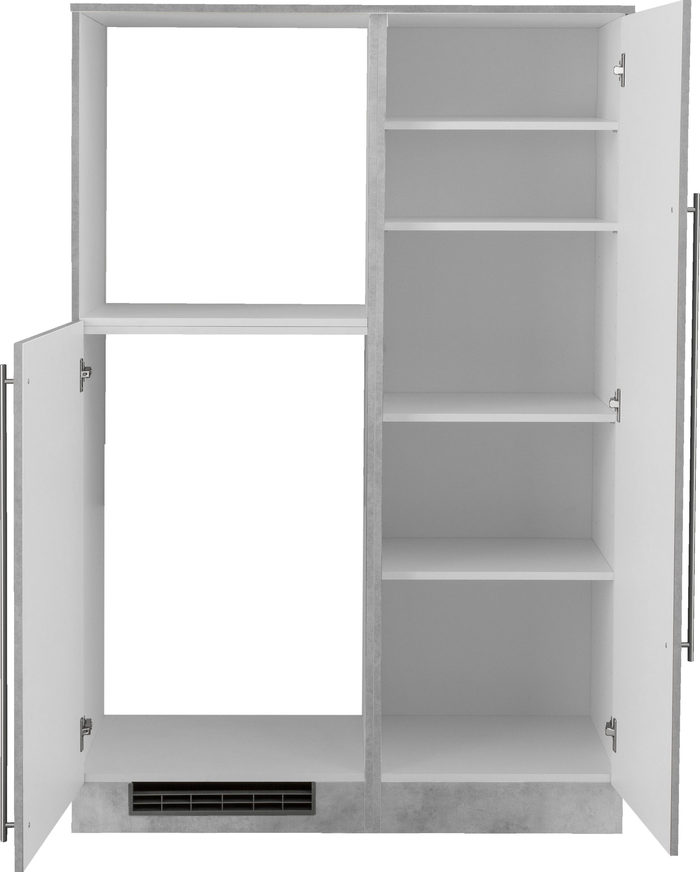 wiho Küchen Küche »Chicago« Back-/Kühlmodul, wahlweise mit E-Geräten, Breite 110 cm