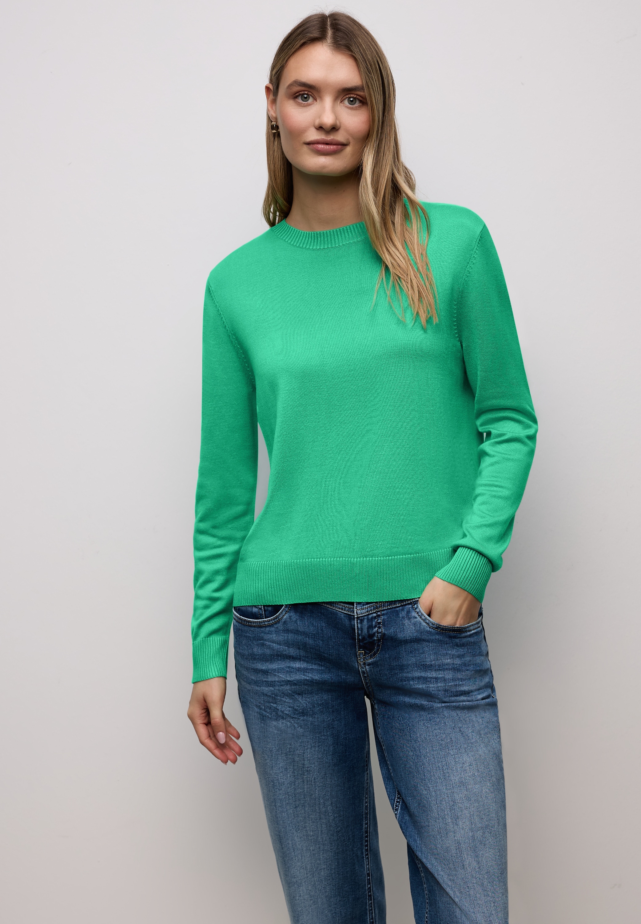 STREET ONE Strickpullover aus Viskosemix