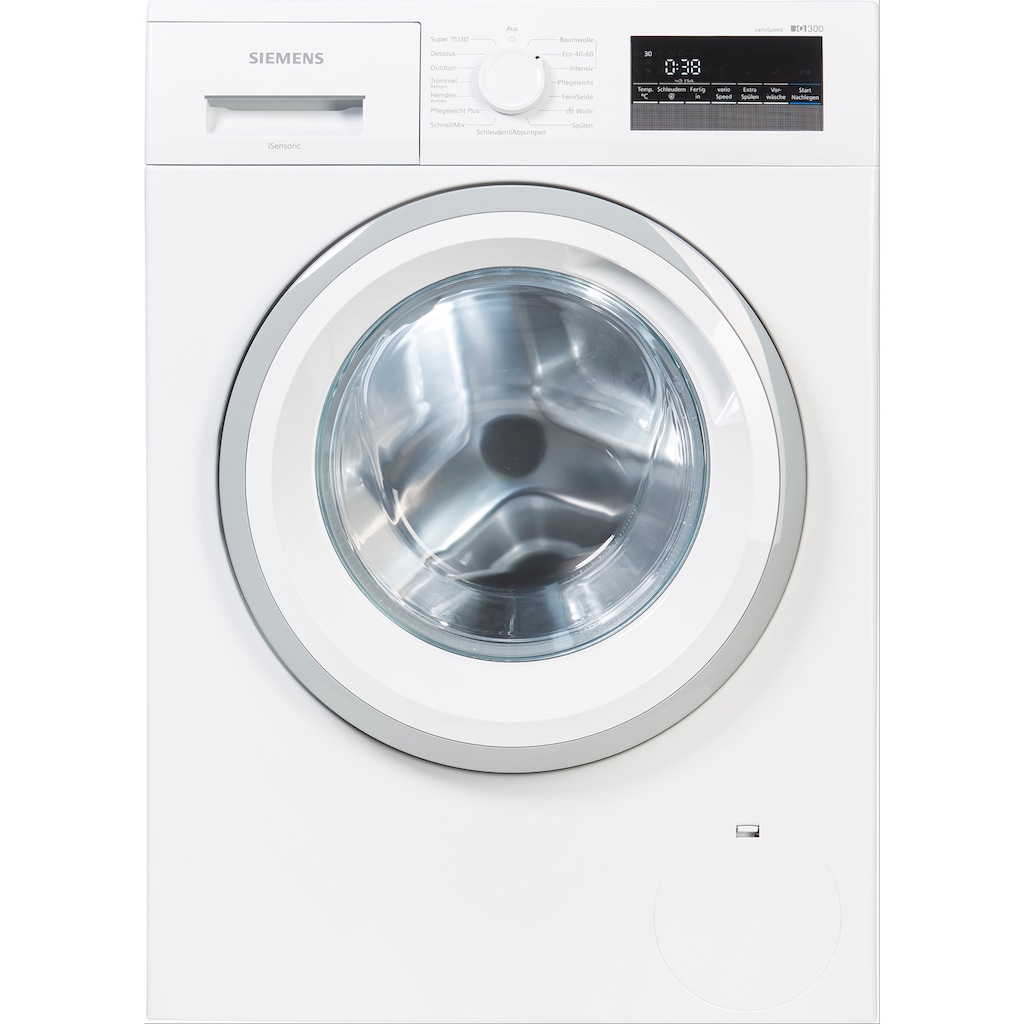 SIEMENS Waschmaschine »WM14NK20«, iQ300, WM14NK20, 8 kg, 1400 U/min