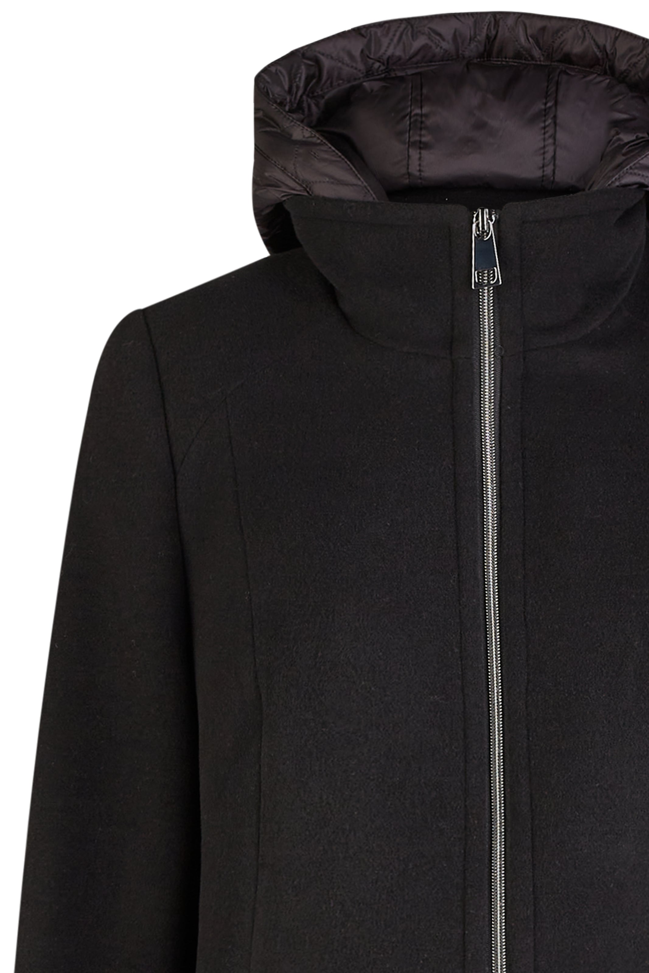 Barbara Lebek Wolljacke, mit Kapuze, mit Kapuze