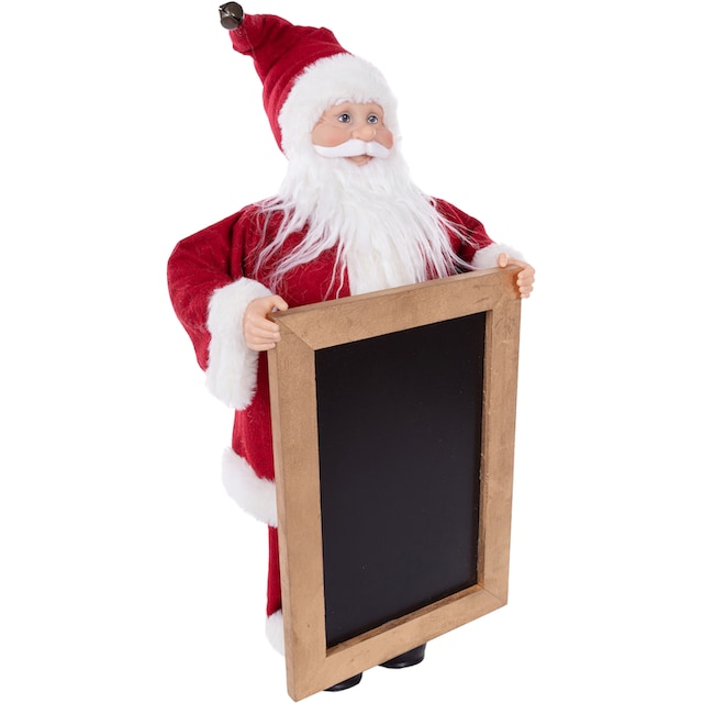 Myflair Möbel & Accessoires Weihnachtsmann »Weihnachtsdeko rot«, mit Tafel  zum Beschriften, Höhe ca. 61 cm bequem kaufen