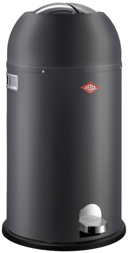 KickMaster Mülleimer 33 l graphitfarbiges Matt