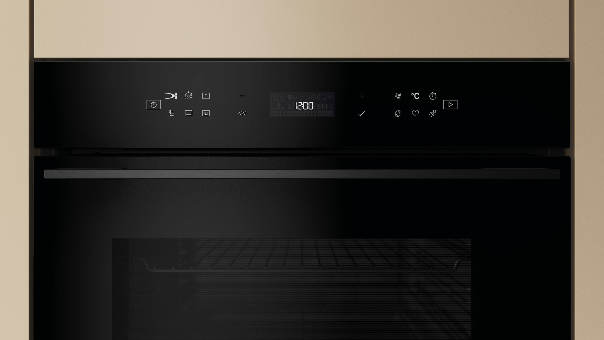 BAUKNECHT Einbaubackofen  »BBI78HT1SK«, mit 1-fach-Teleskopauszug, Hydrolyse, AirFry-Funktion, Pizzafunktion, 1-fach-Teleskopauszug, Hydrolyse