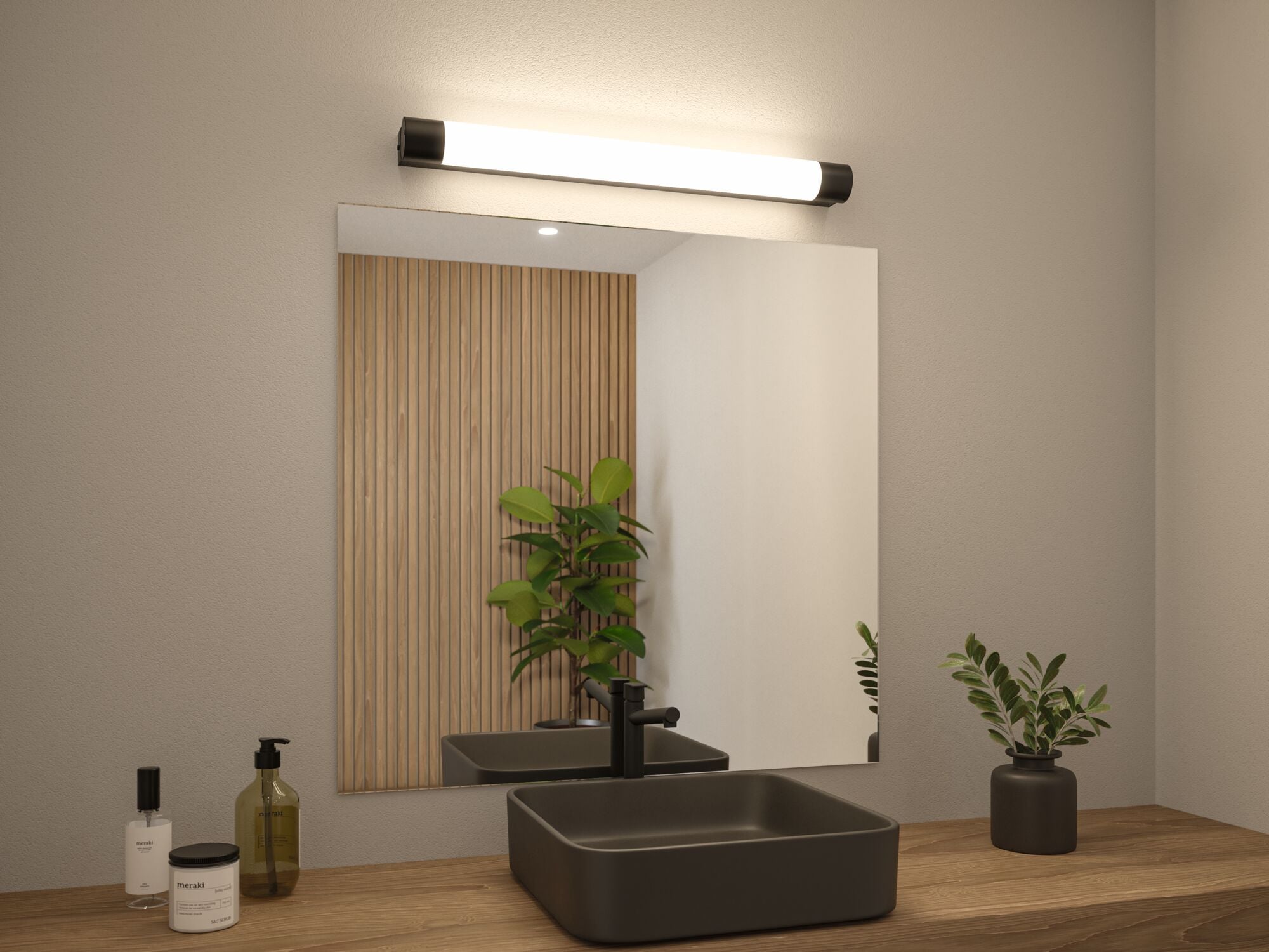 Paulmann LED Spiegelleuchte »Selection Bathroom Spiegelleuchte Orgon IP44 3000K 230V 10,5W« 1 Stk. Warmweiß Badezimmerleuchte
