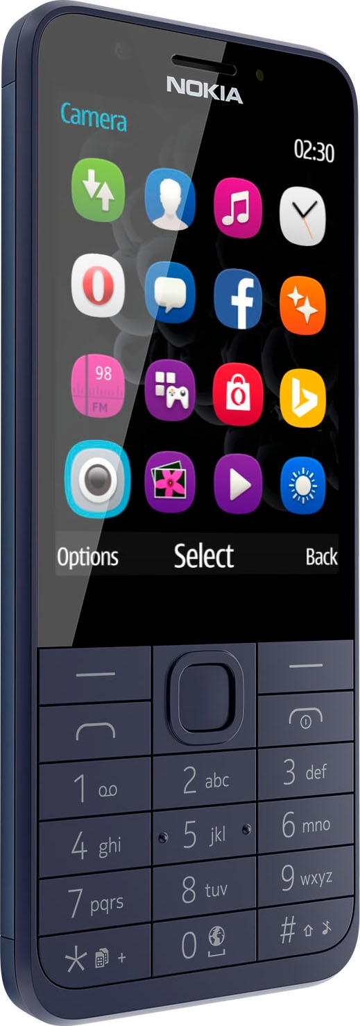 Nokia Handy »230«, midnight blue, Jahre Garantie Zoll, ➥ MP | 3 cm/2,8 XXL UNIVERSAL 7,11 2 Kamera