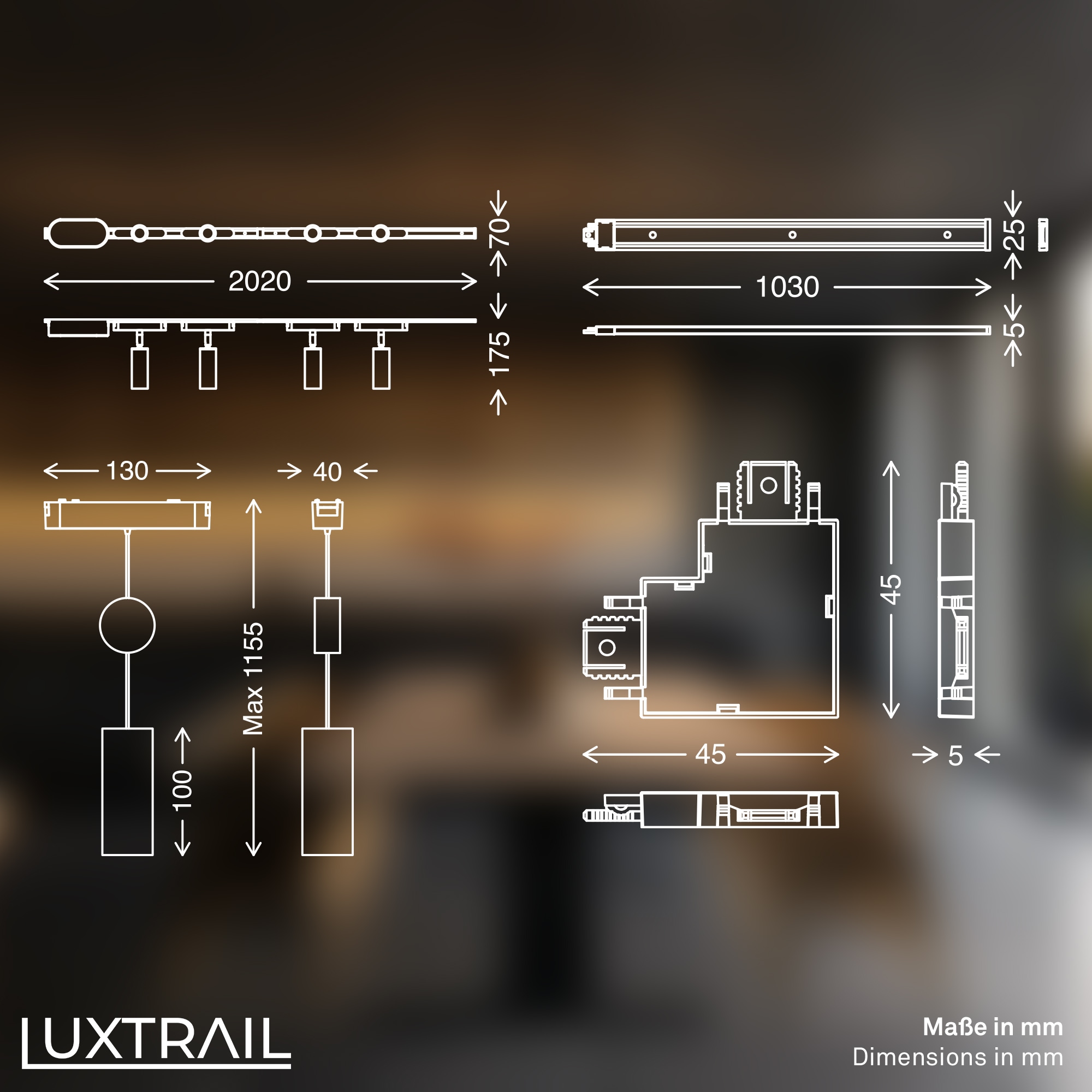 Briloner Leuchten LED Deckenleuchte »LUXTRAIL 8035066«