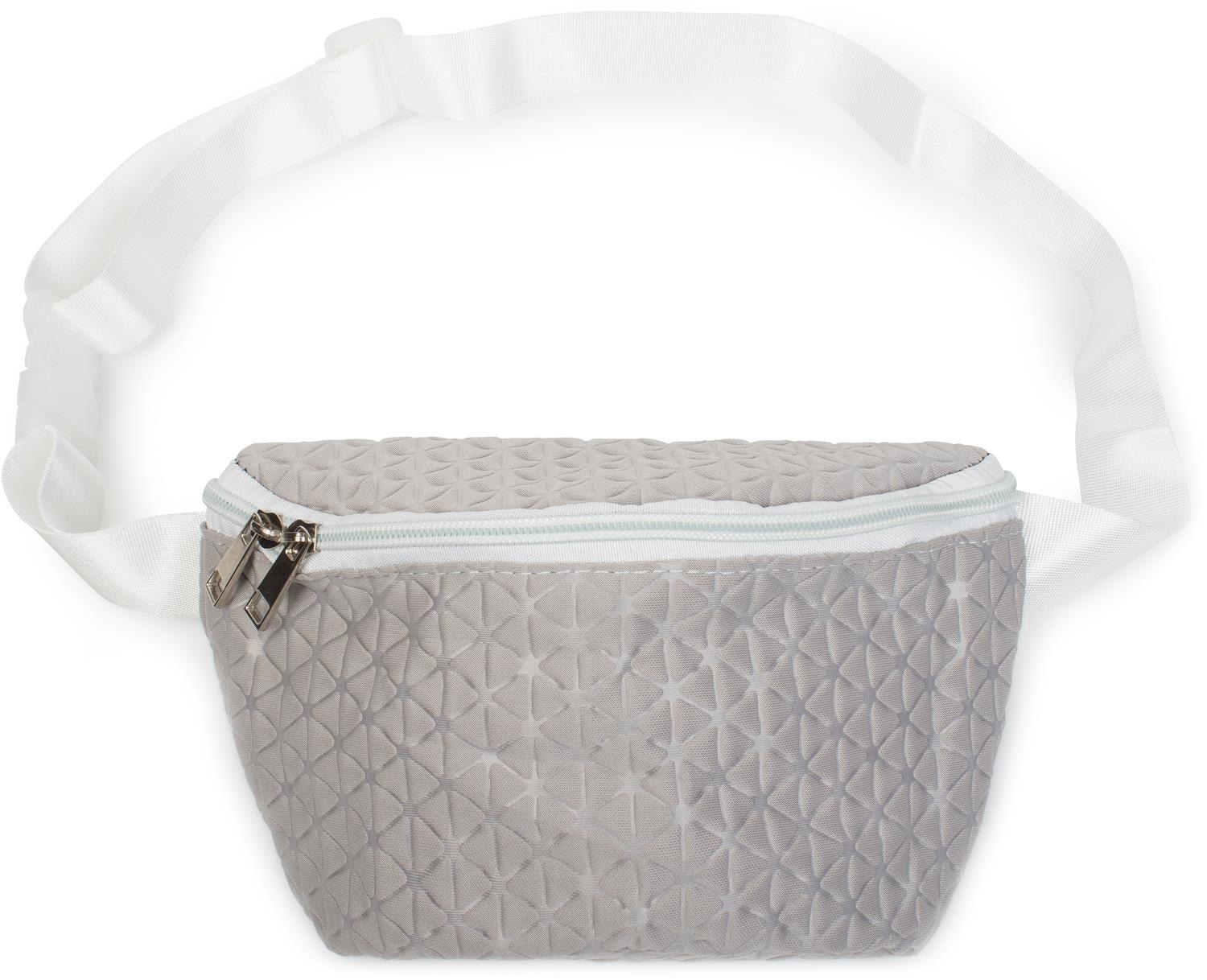 styleBREAKER Bauchtasche »Bauchtasche geometrische Prägung, Gürteltasche«