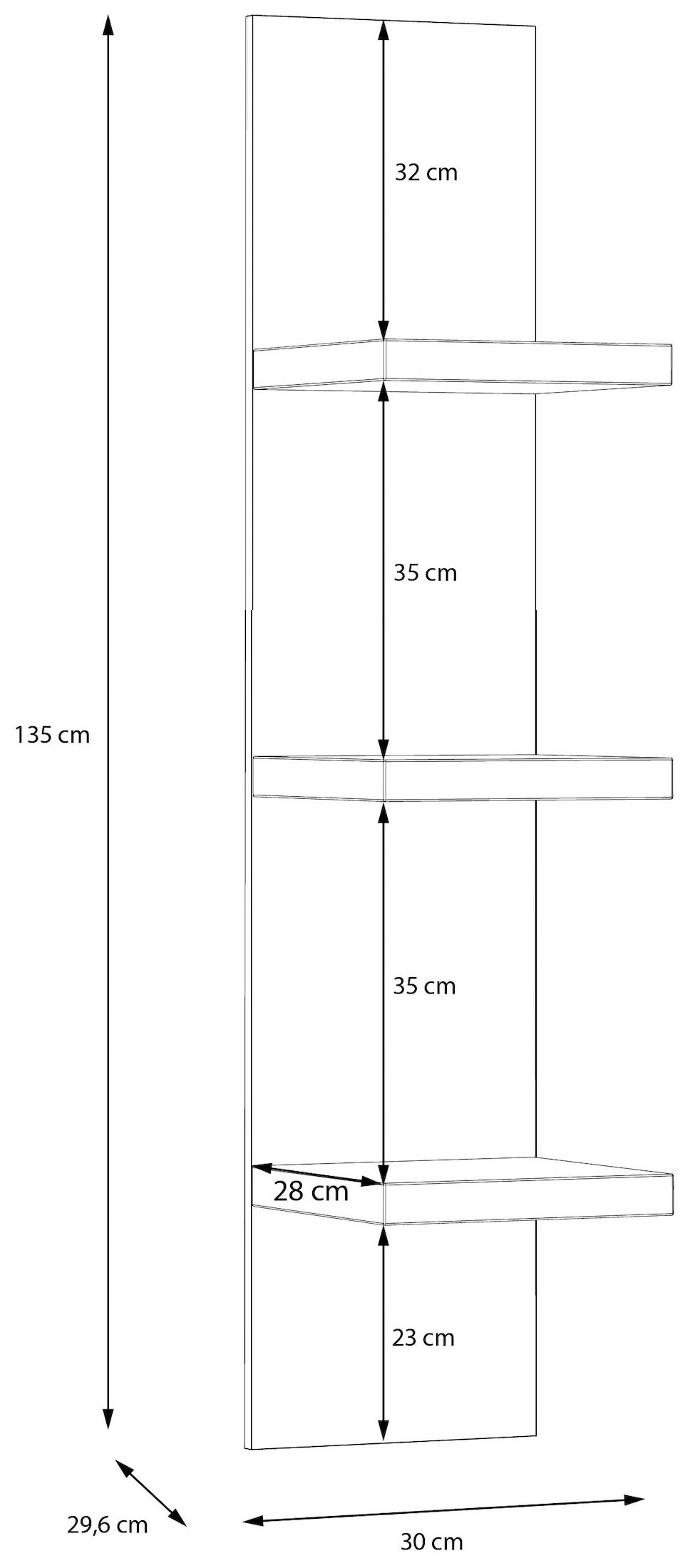 FORTE Wandregal