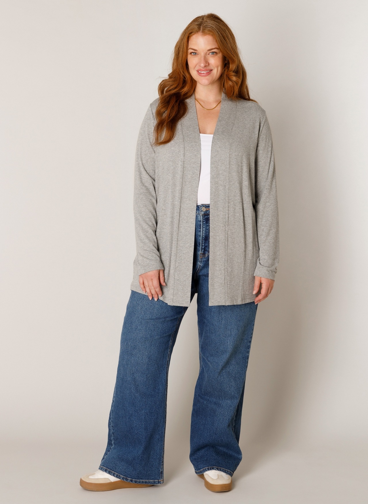 Base Level Curvy Strickjacke »Ayla« Große Größen