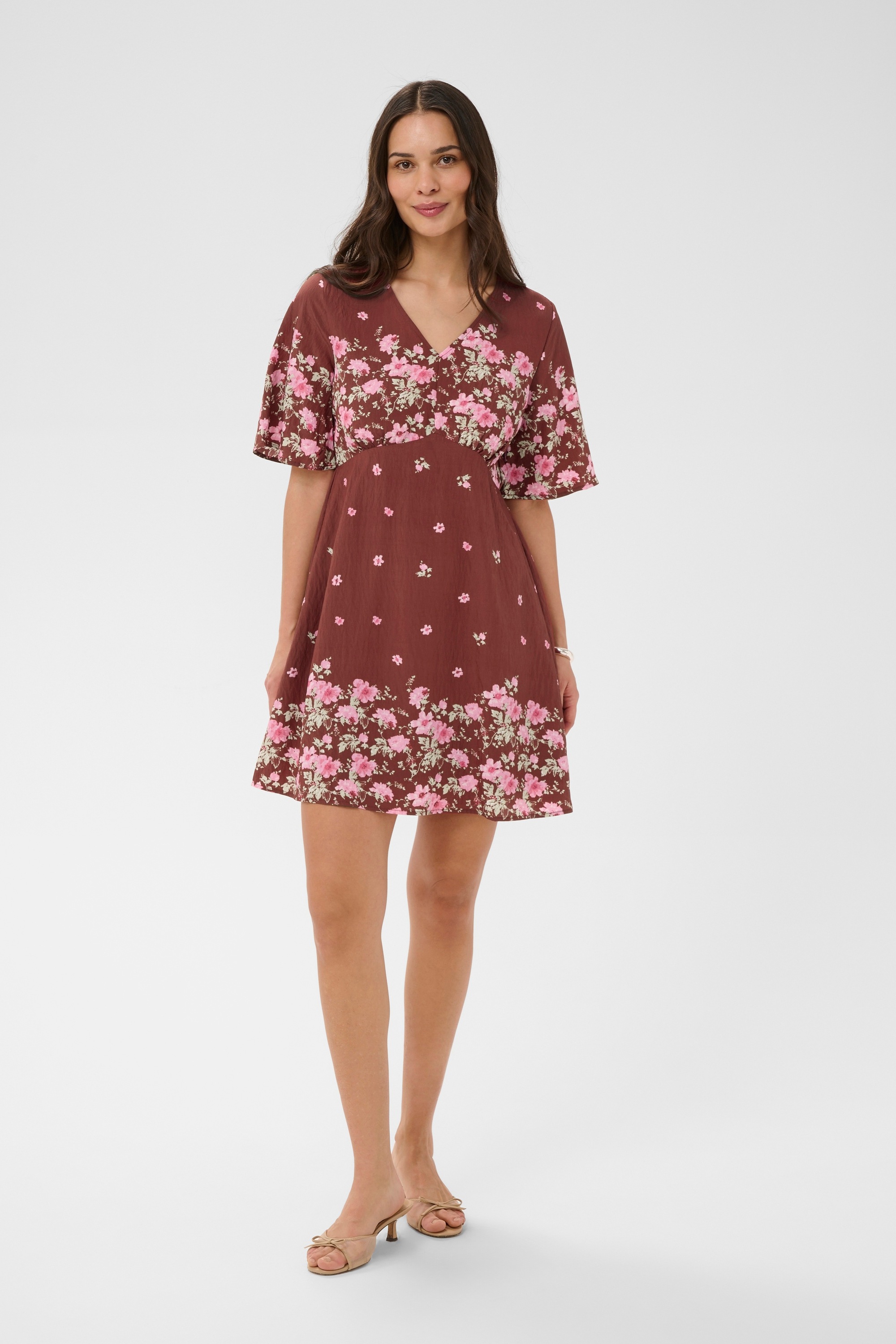KAFFE Midikleid »Damen Kleid KArosine«